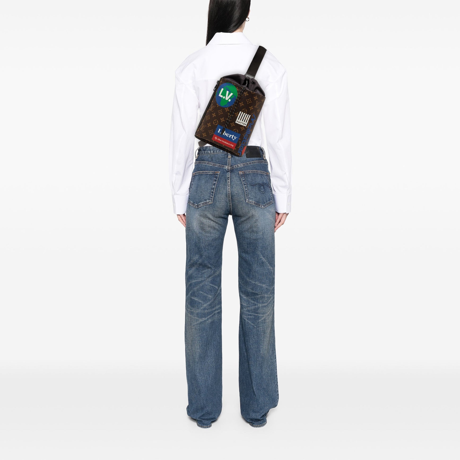 Louis Vuitton Monogram Chalk Sling Bag