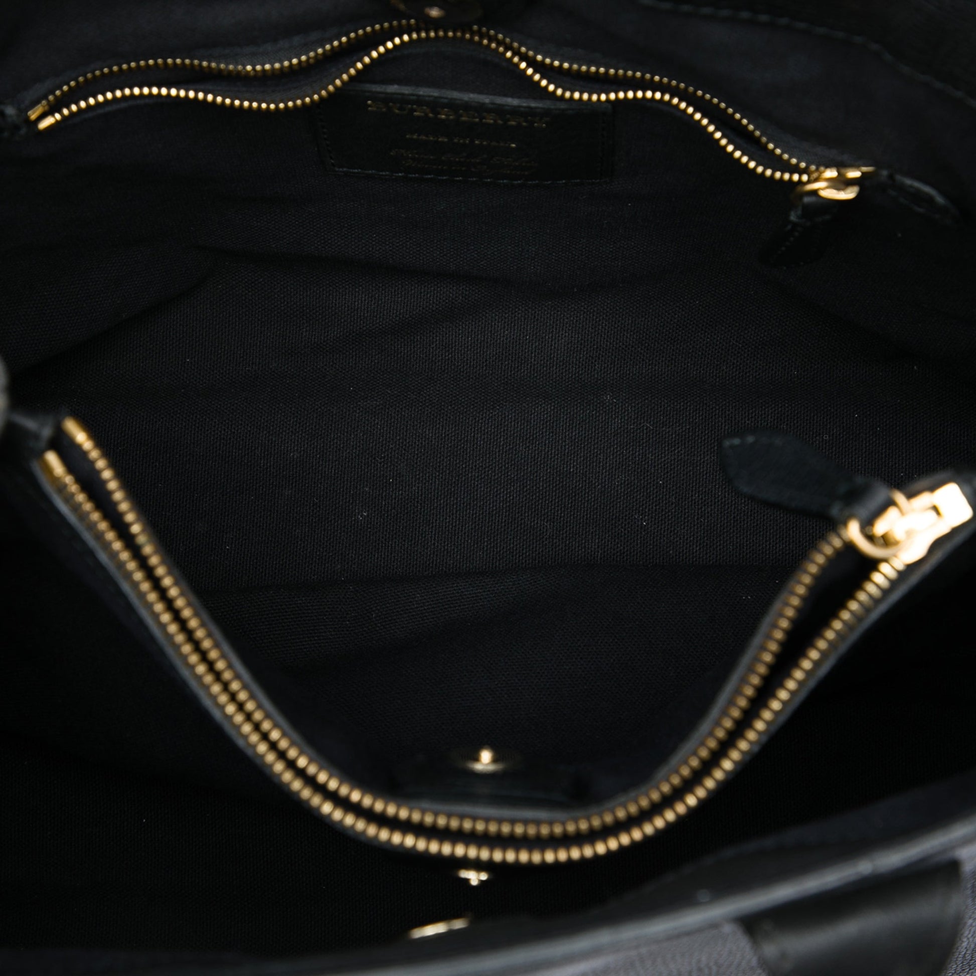 Burberry Medium Leather and House Check Banner Satchel