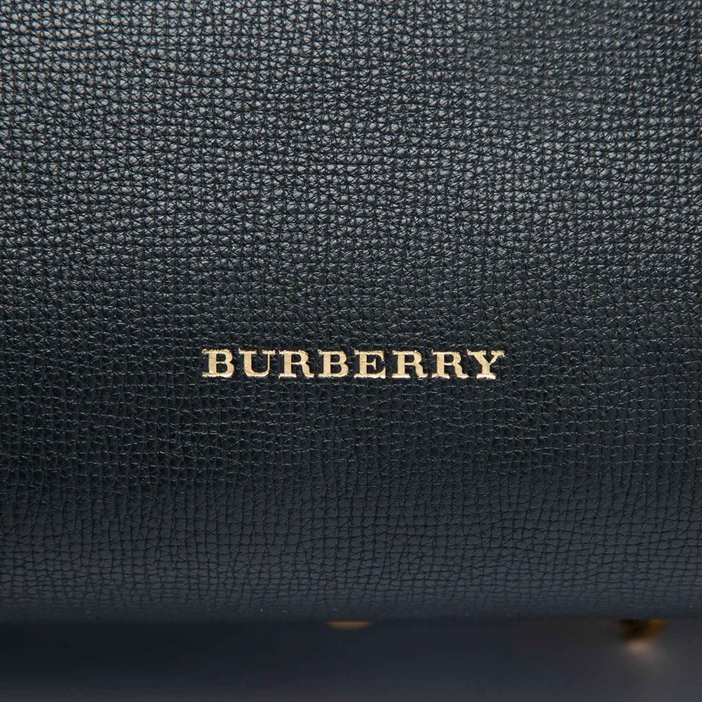 Burberry Medium Leather and House Check Banner Satchel