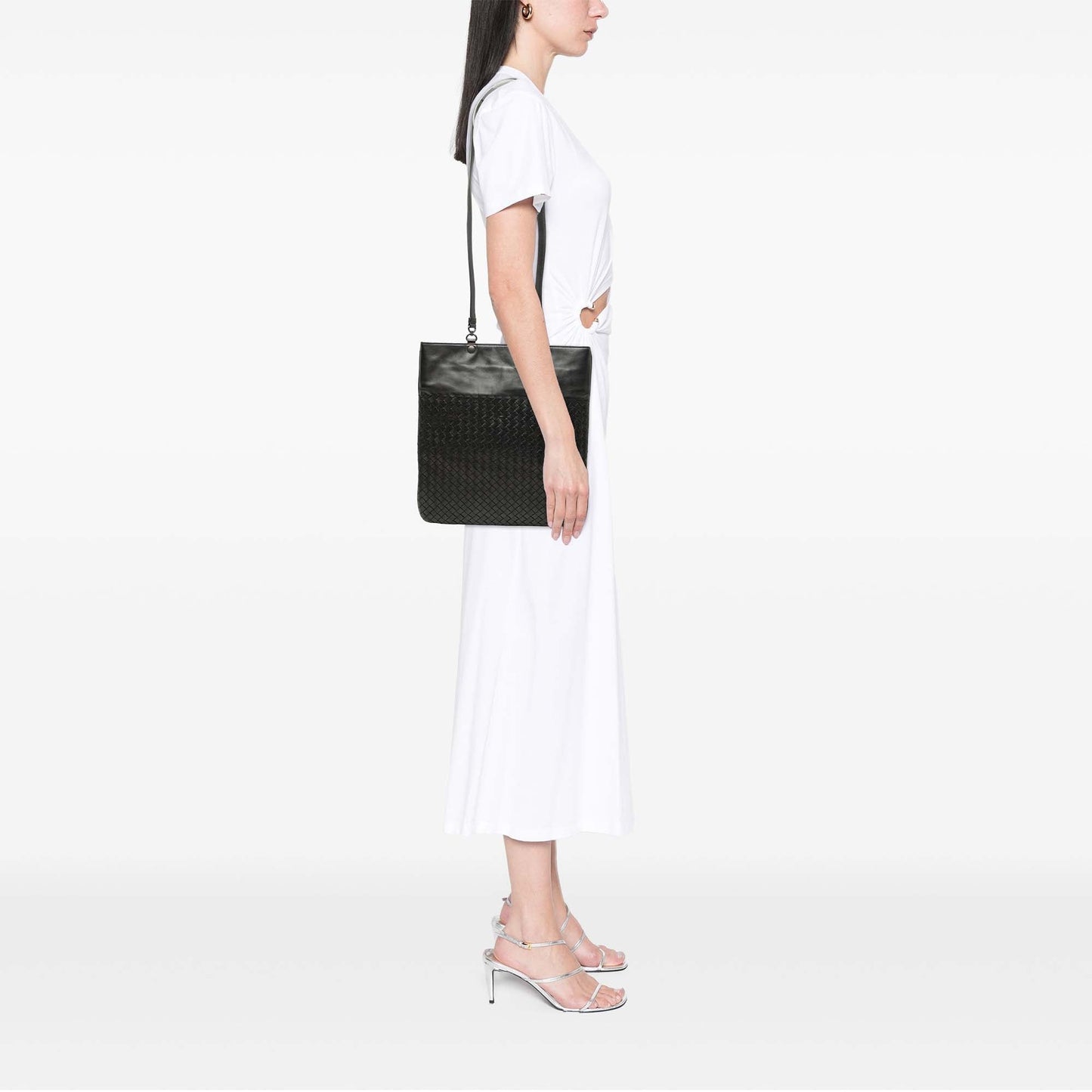 Bottega Veneta Nappa Intrecciato Flat Tote
