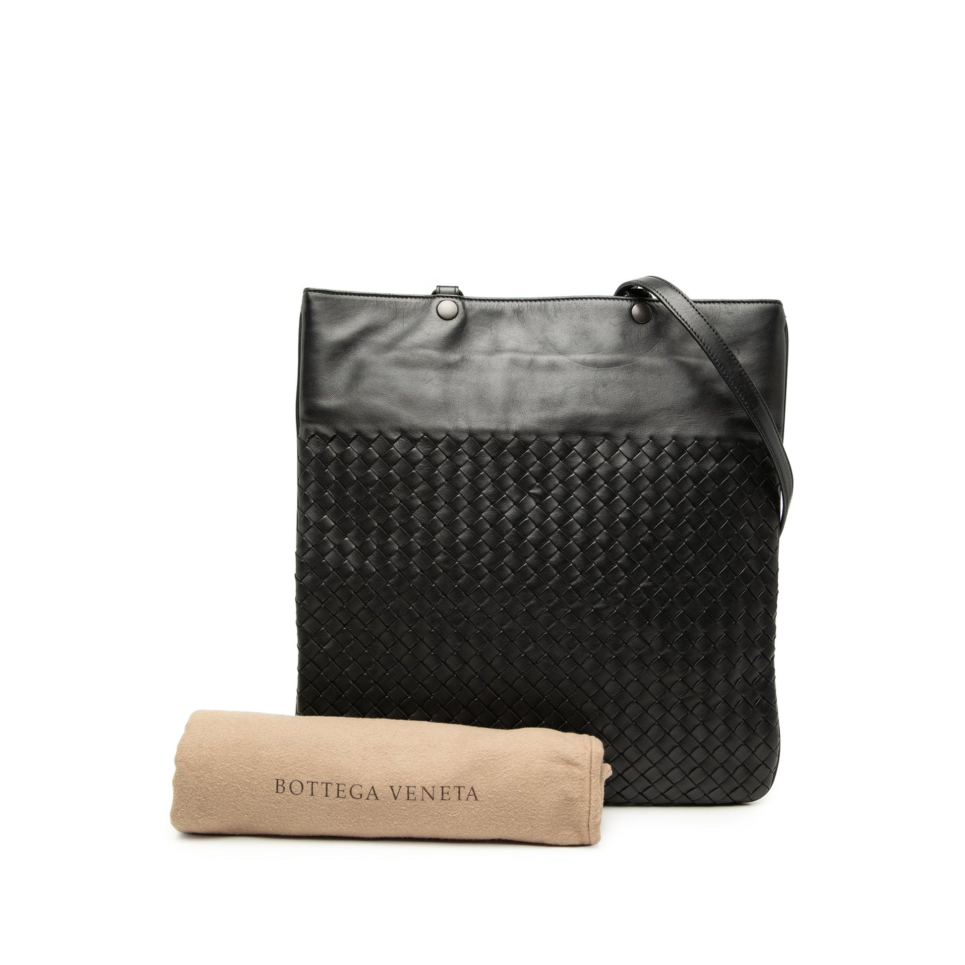 Bottega Veneta Nappa Intrecciato Flat Tote