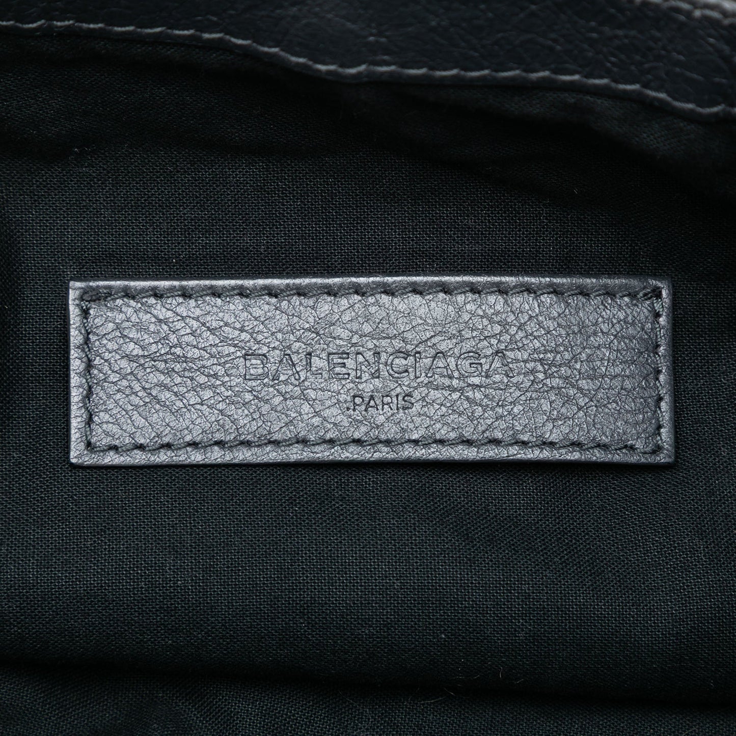 Balenciaga Lambskin Motocross Classic Clip M Clutch