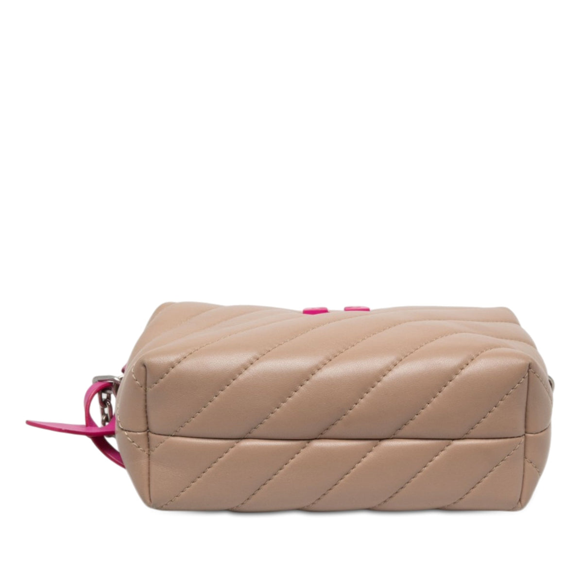 Off-White Matelasse Lambskin Jackhammer Camera Bag — Brown