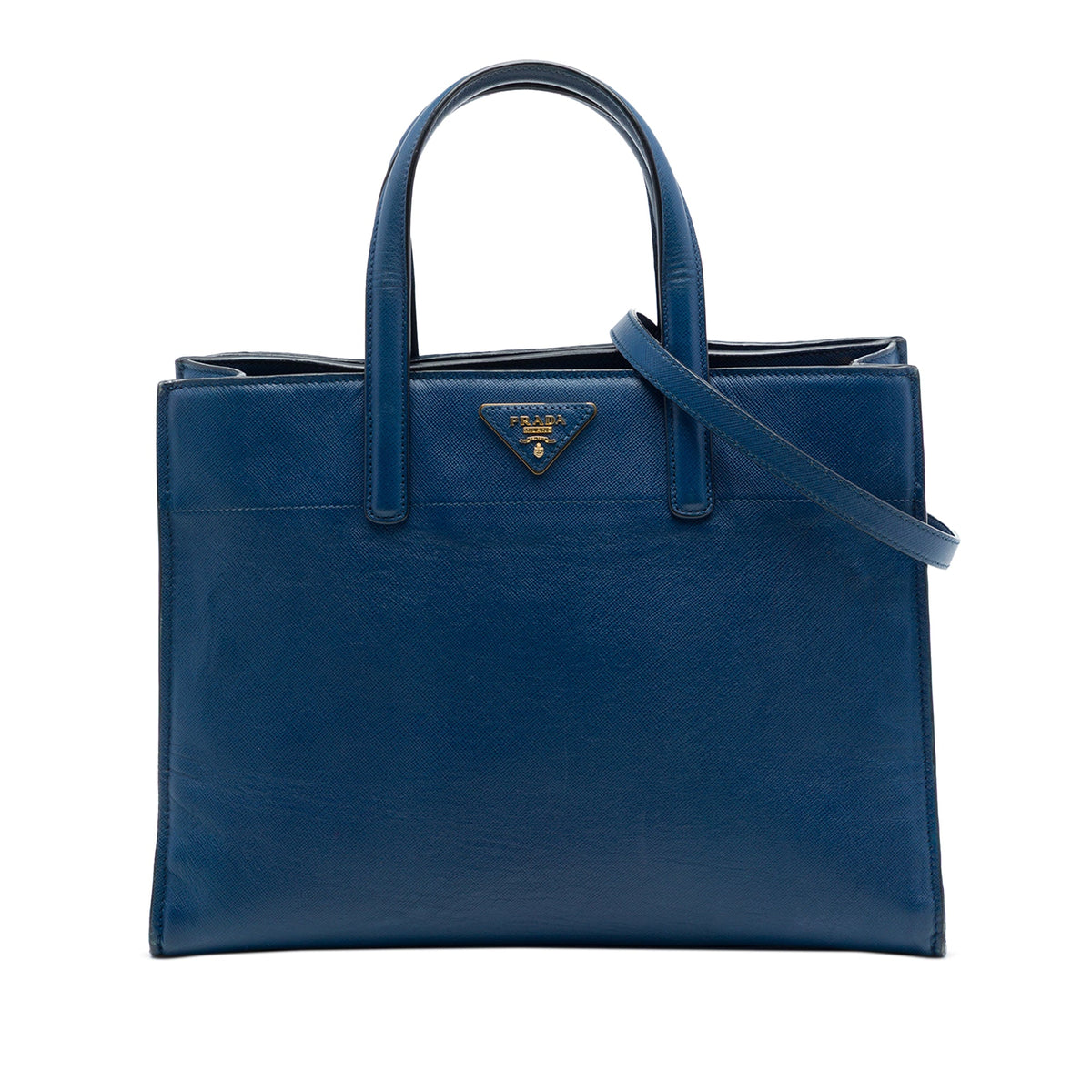 Prada Saffiano Soft Triple Pocket Tote