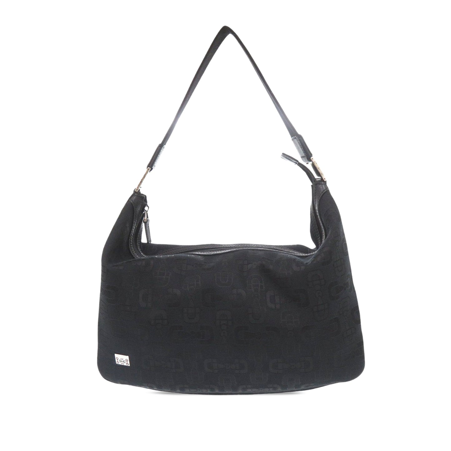 Gucci Horsebit Canvas Shoulder Bag