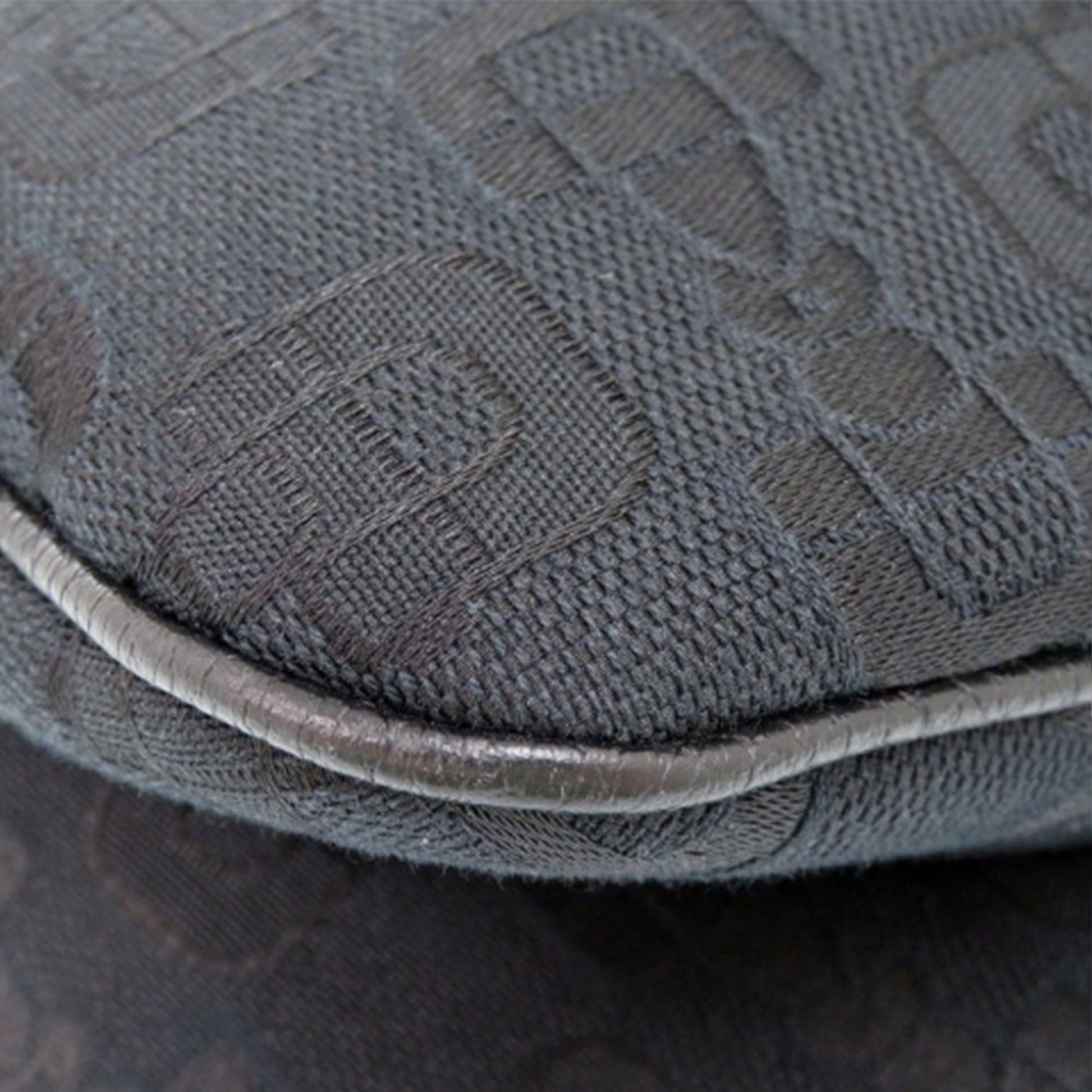 Gucci Horsebit Canvas Shoulder Bag