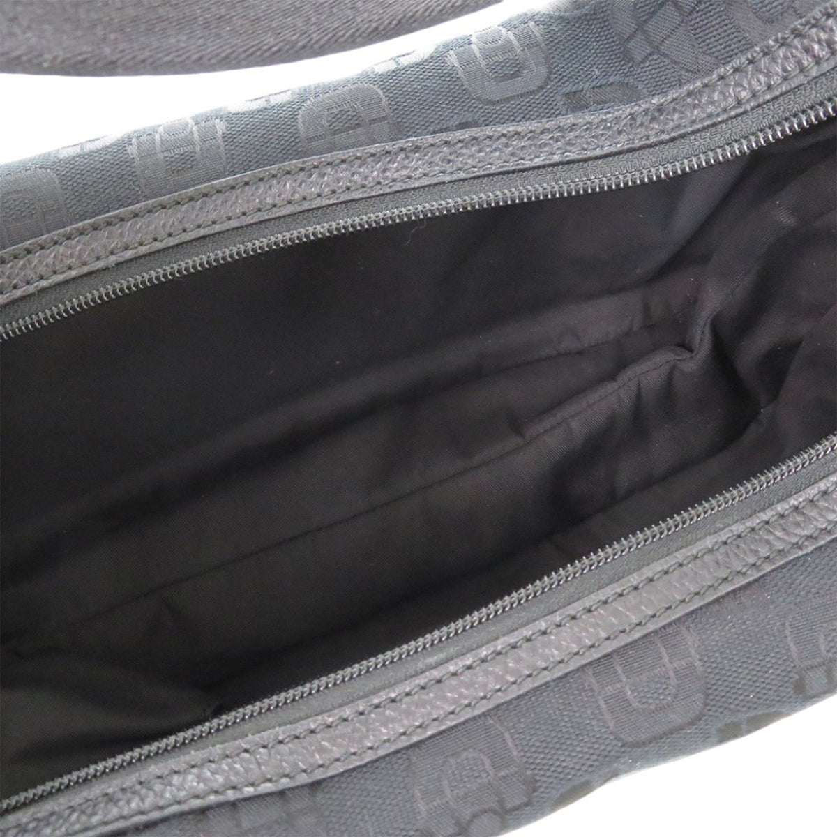 Gucci Horsebit Canvas Shoulder Bag