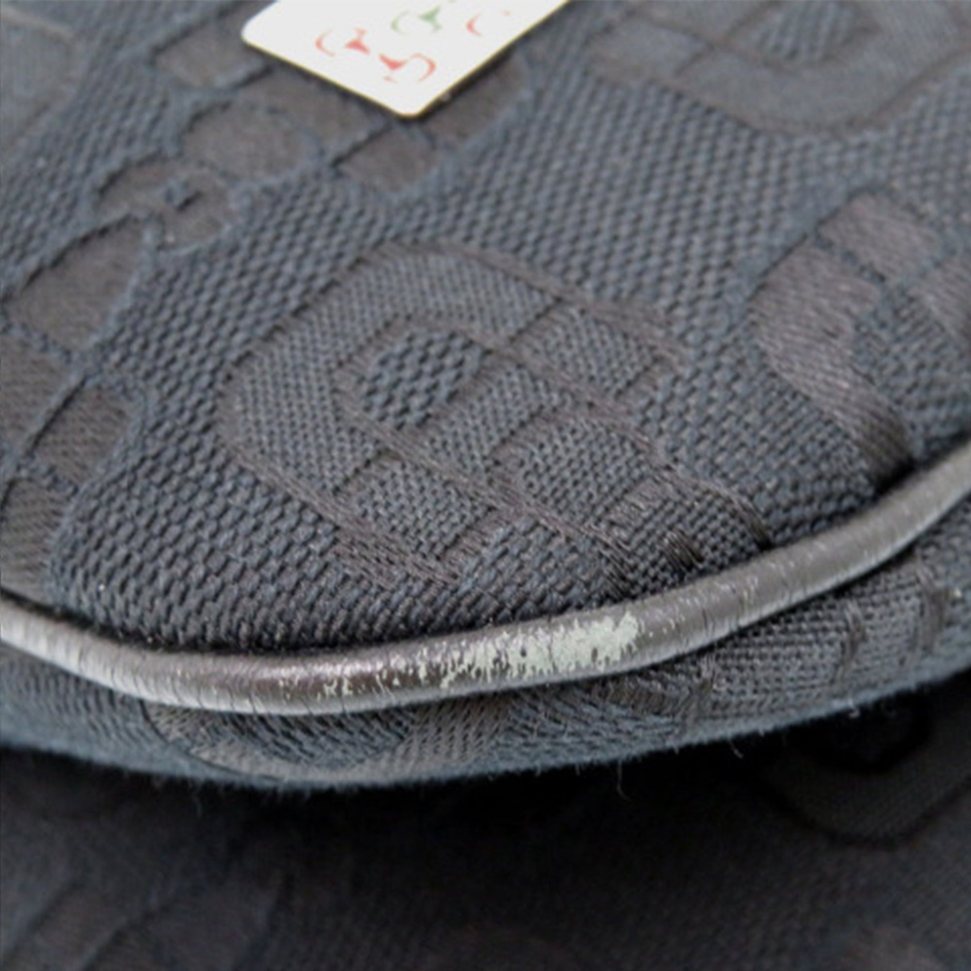 Gucci Horsebit Canvas Shoulder Bag