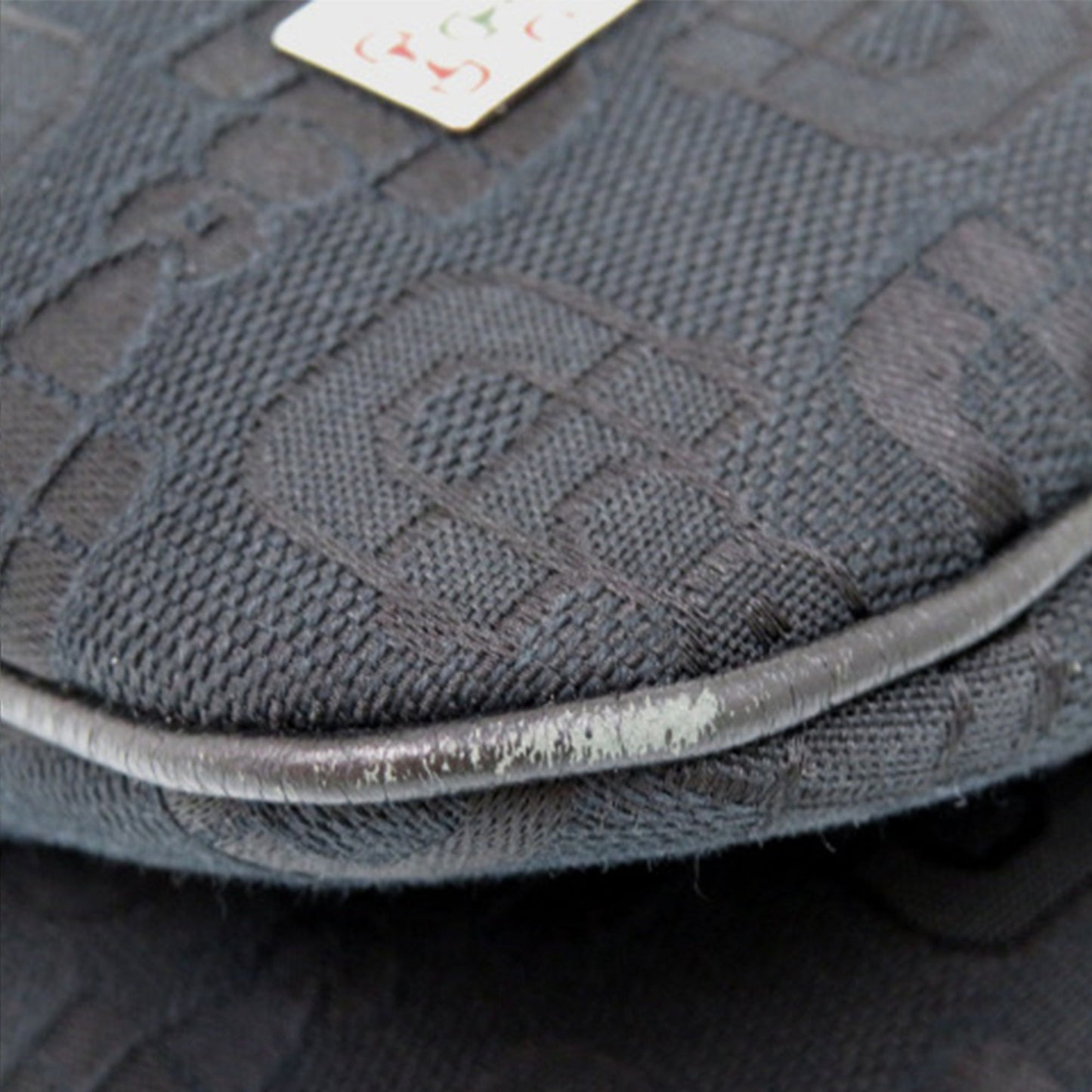 Gucci Horsebit Canvas Shoulder Bag
