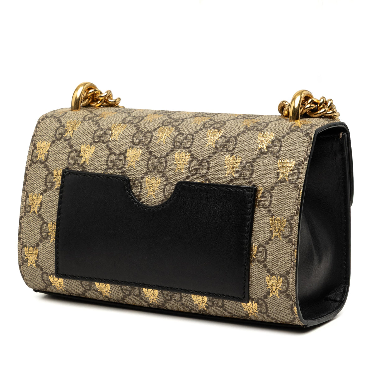 Gucci Small GG Supreme Bee Padlock Crossbody