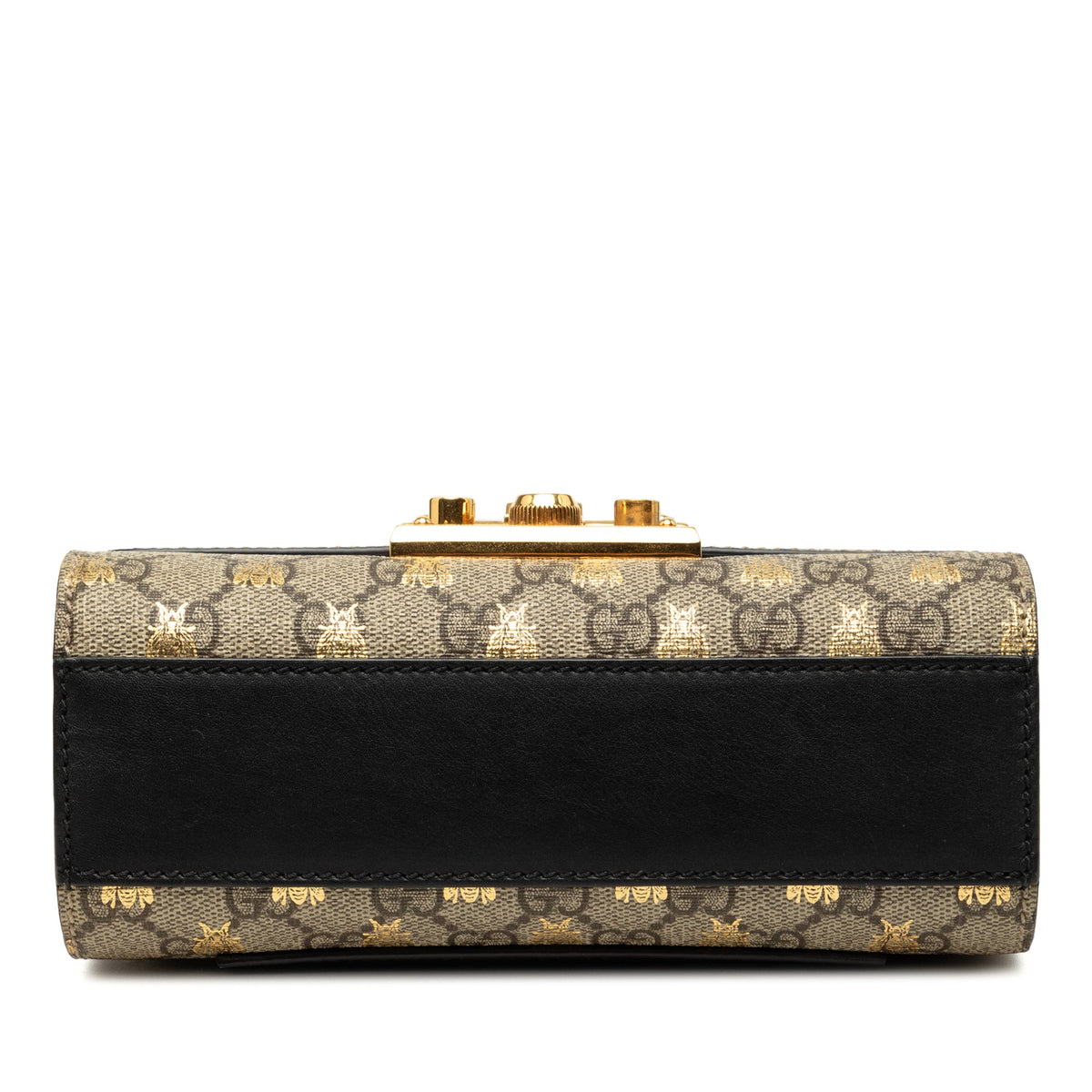Gucci Small GG Supreme Bee Padlock Crossbody