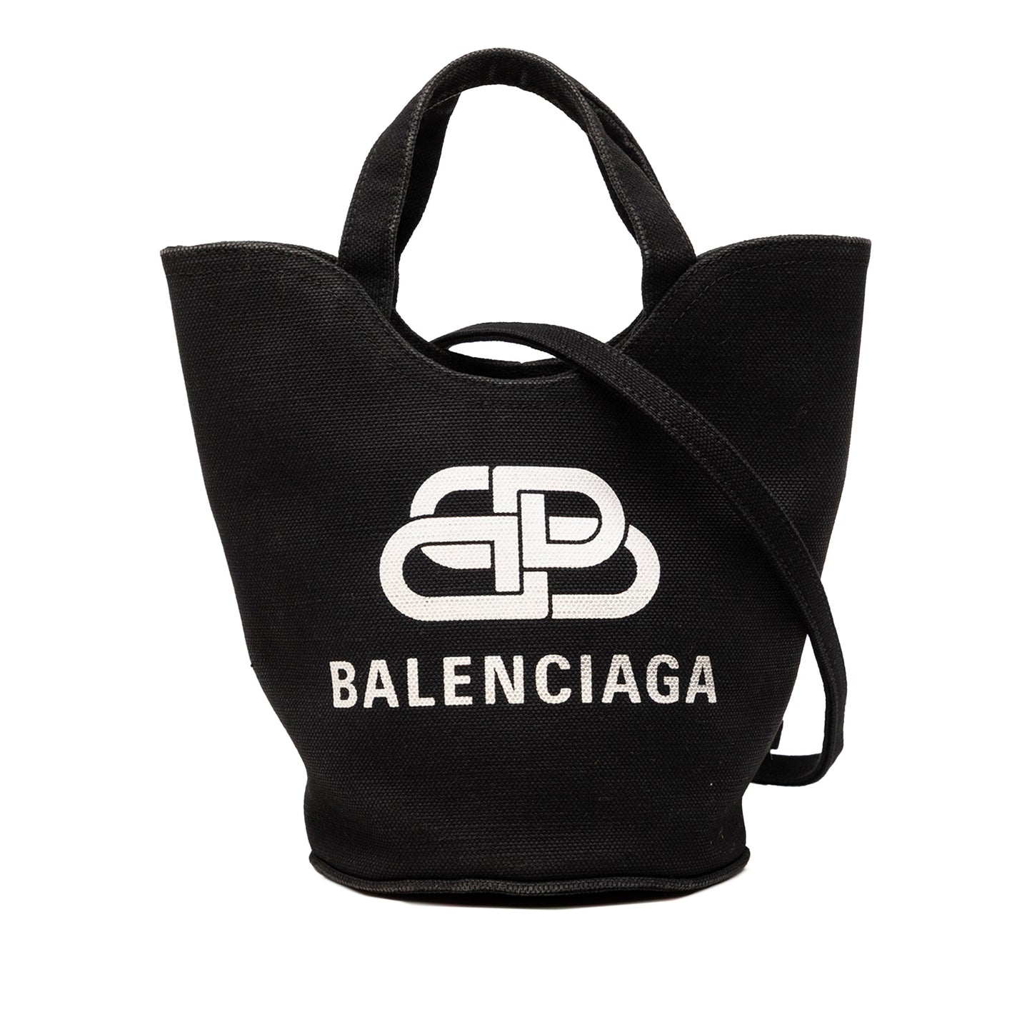 Balenciaga Canvas Wave Tote XS