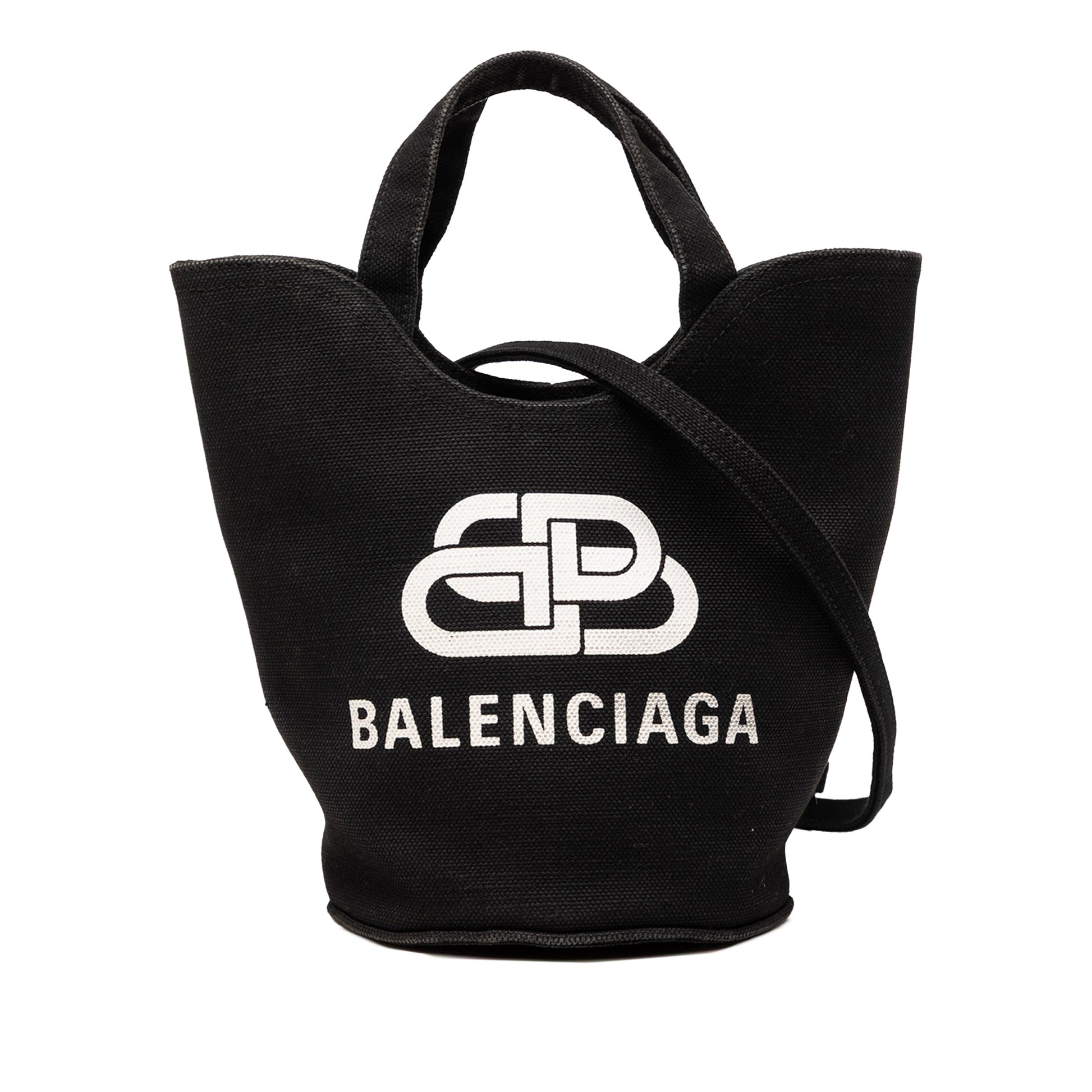 Balenciaga Canvas Wave Tote XS