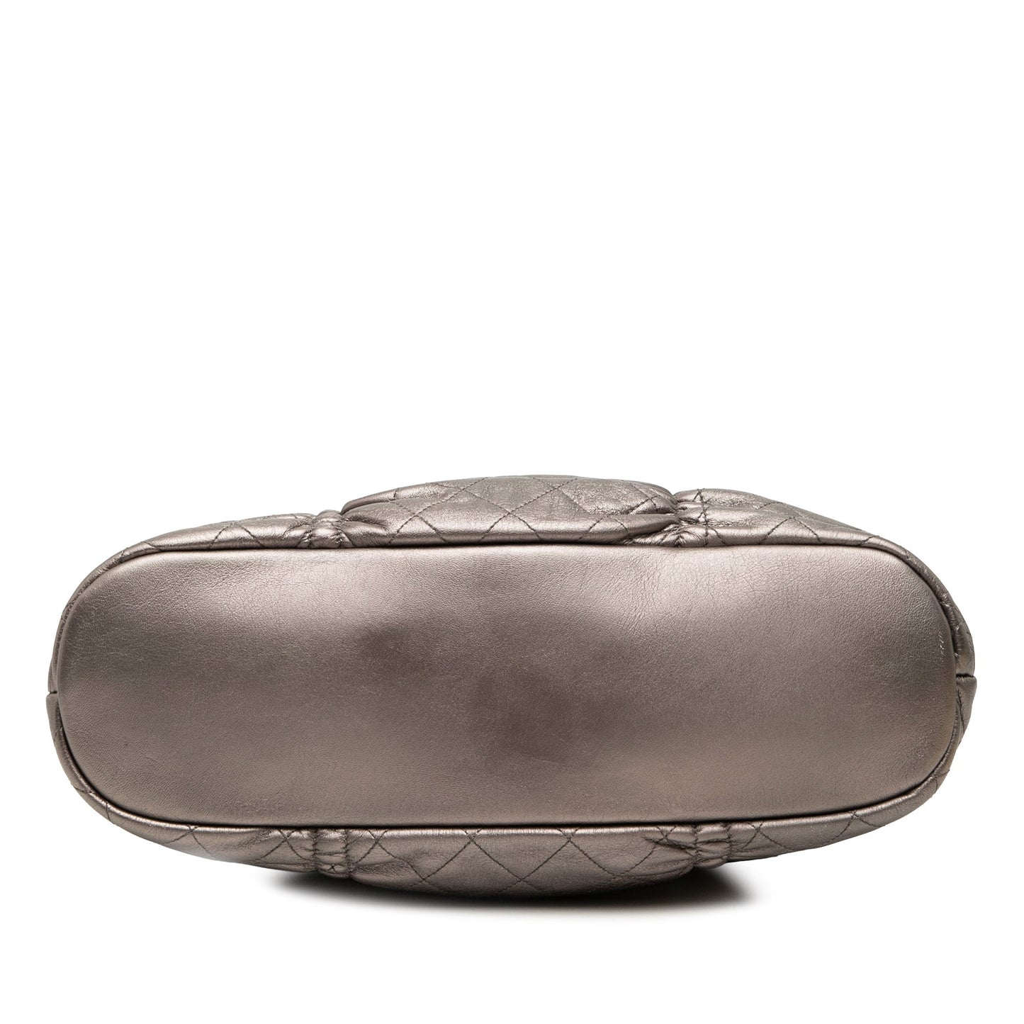 Chanel Quilted Metallic Lambskin Sharpei Flap