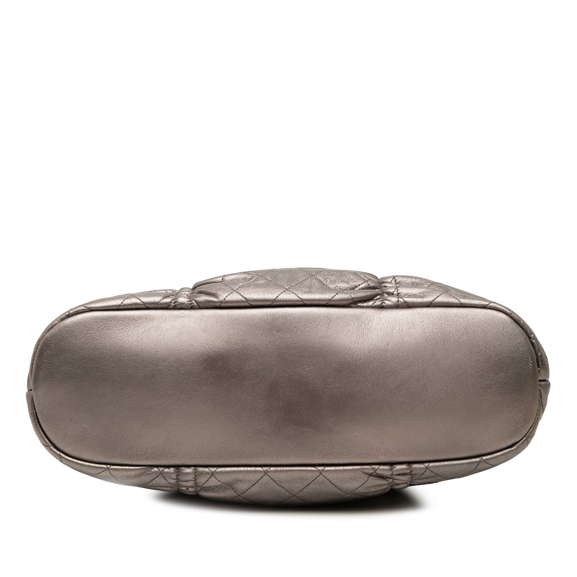 Chanel Quilted Metallic Lambskin Sharpei Flap