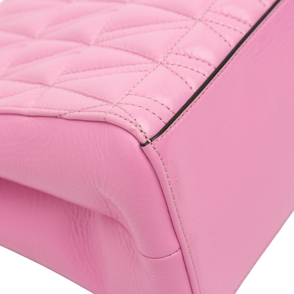 Versace Quilted Leather Virtus Tote