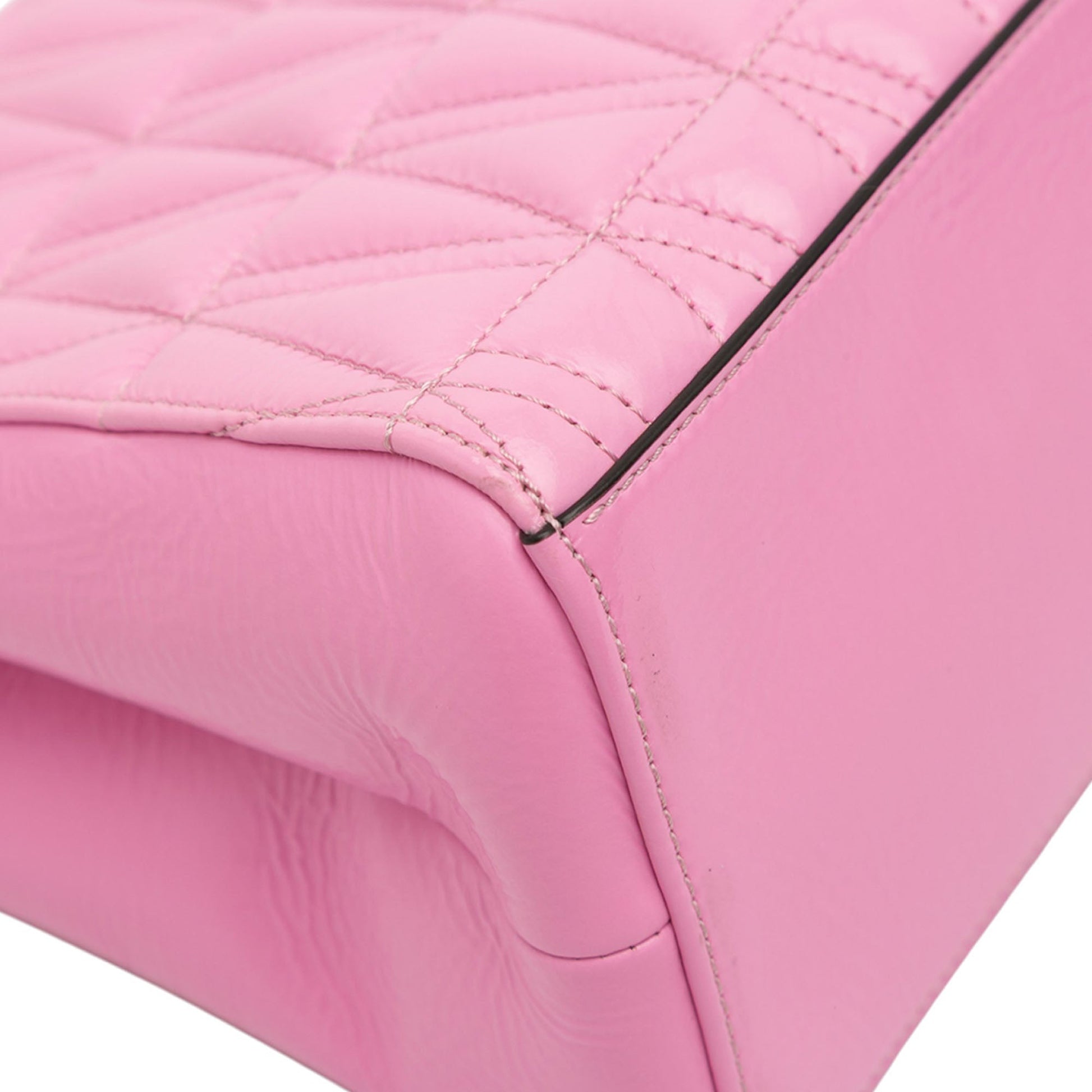 Versace Quilted Leather Virtus Tote