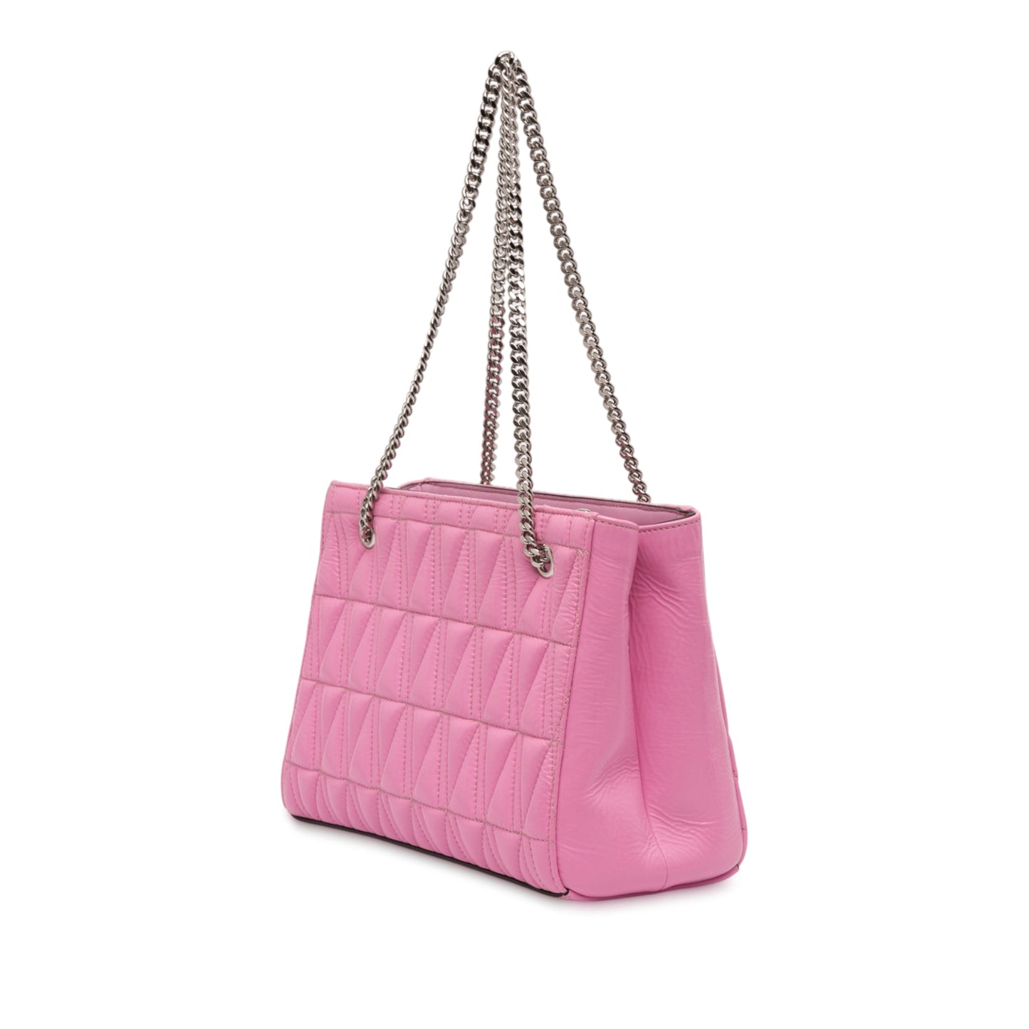 Versace Quilted Leather Virtus Tote