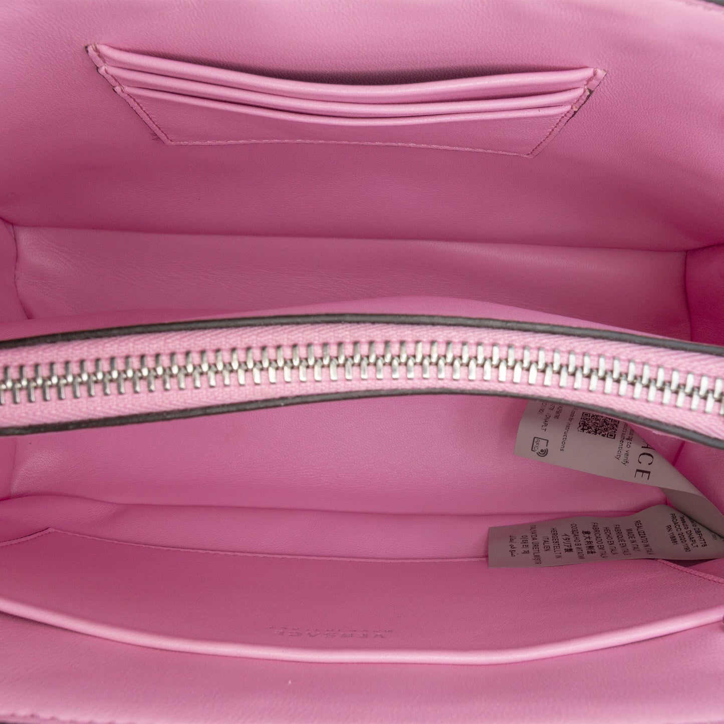 Versace Quilted Leather Virtus Tote