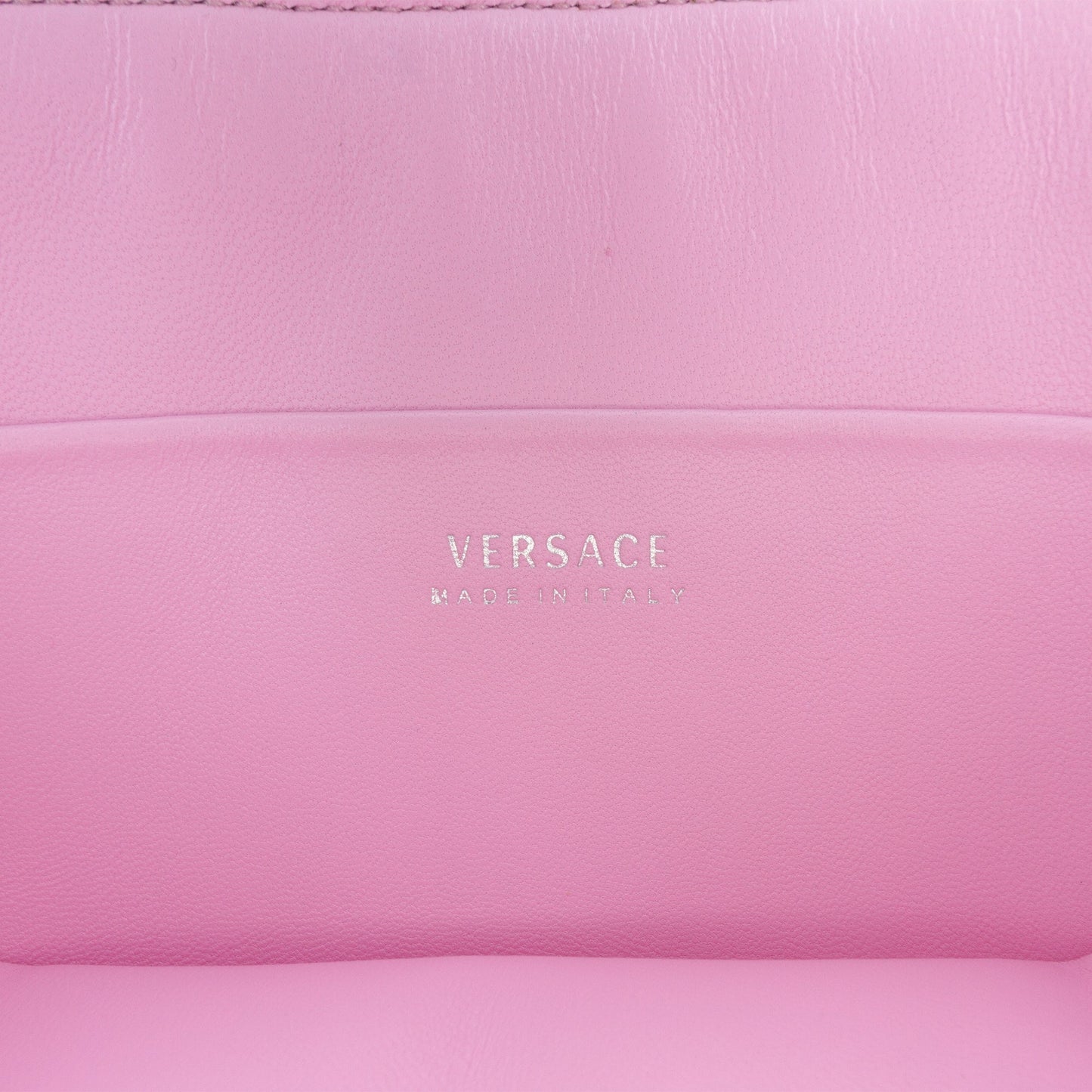 Versace Quilted Leather Virtus Tote
