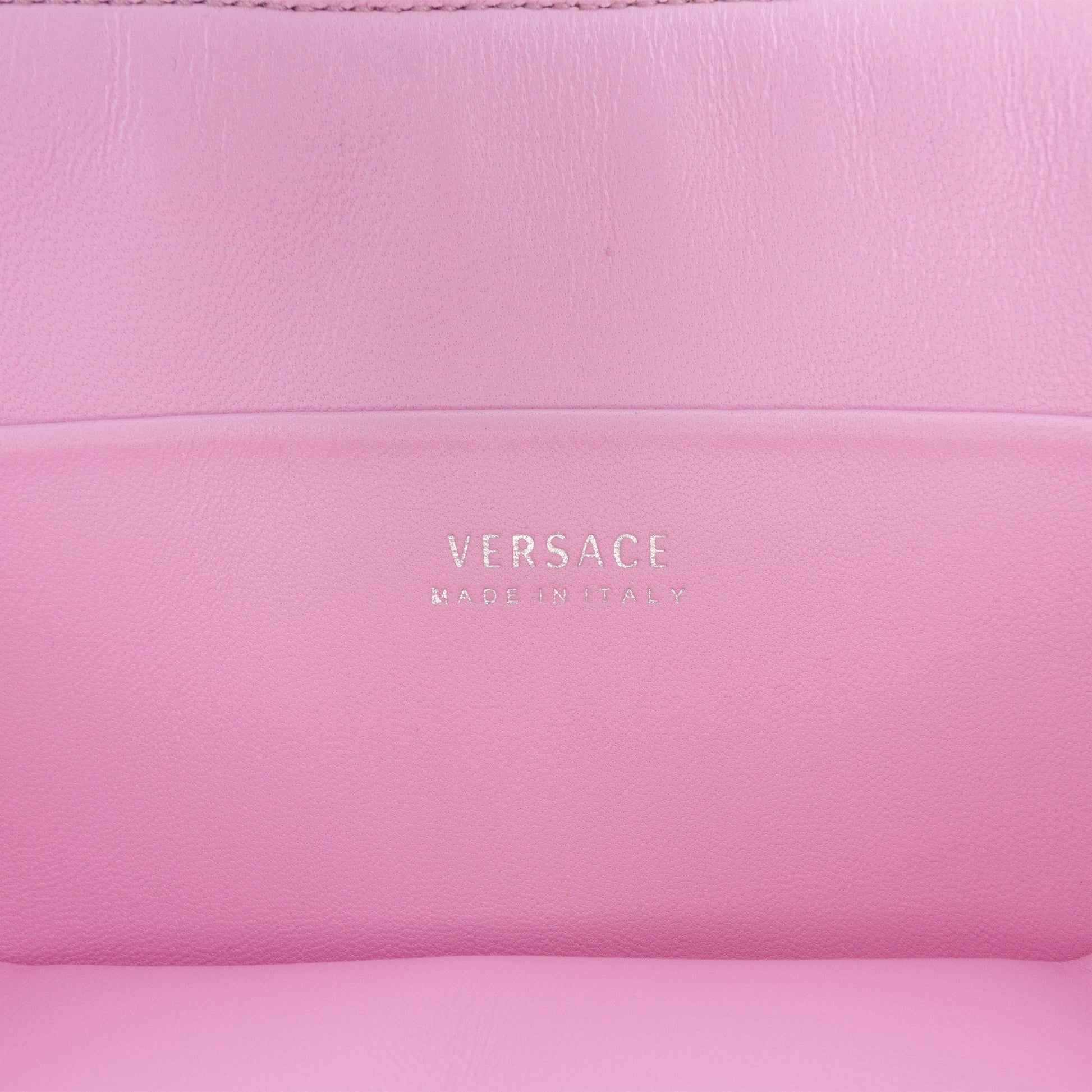 Versace Quilted Leather Virtus Tote
