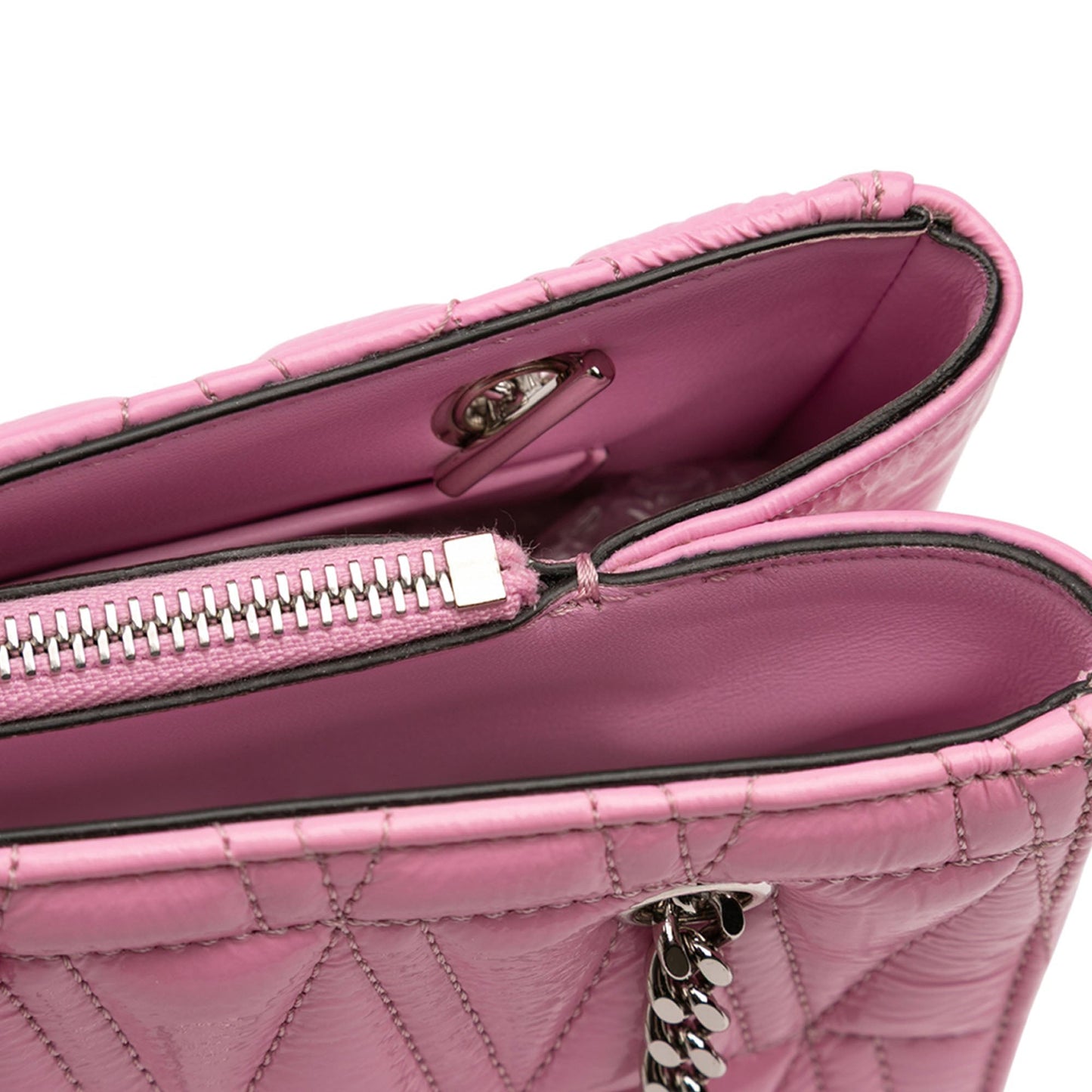 Versace Quilted Leather Virtus Tote