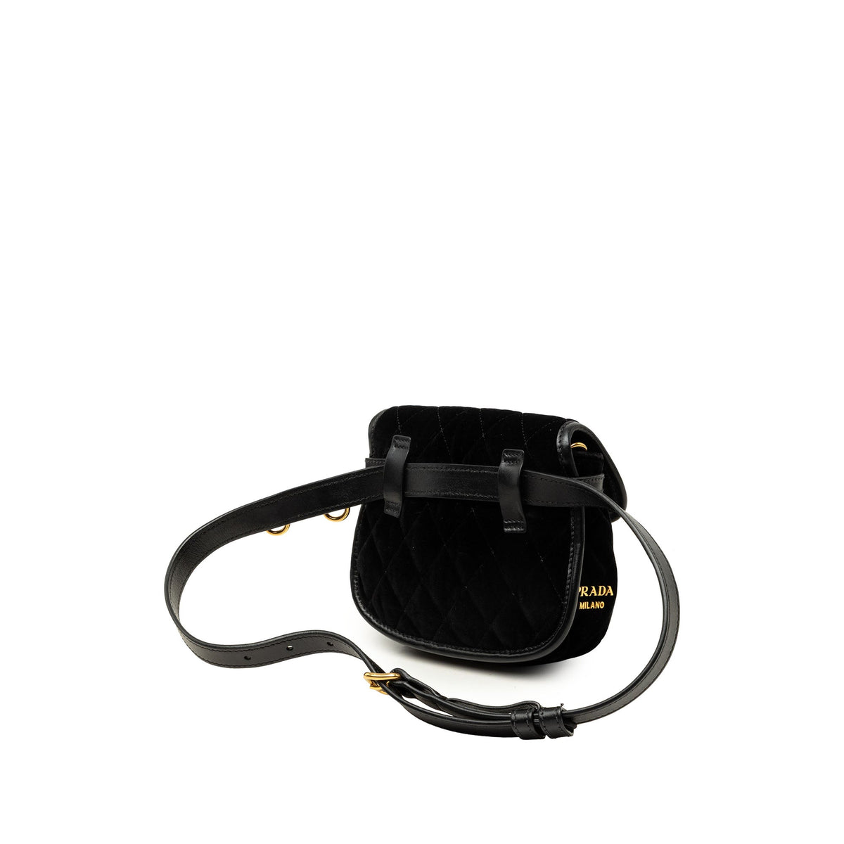 Prada Impuntu Velluto Corsaire Crossbody