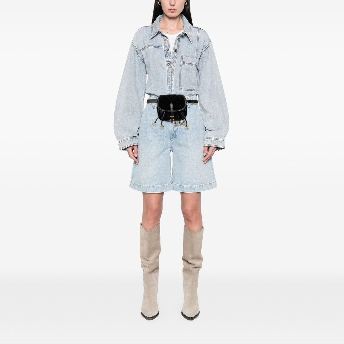 Prada Impuntu Velluto Corsaire Crossbody