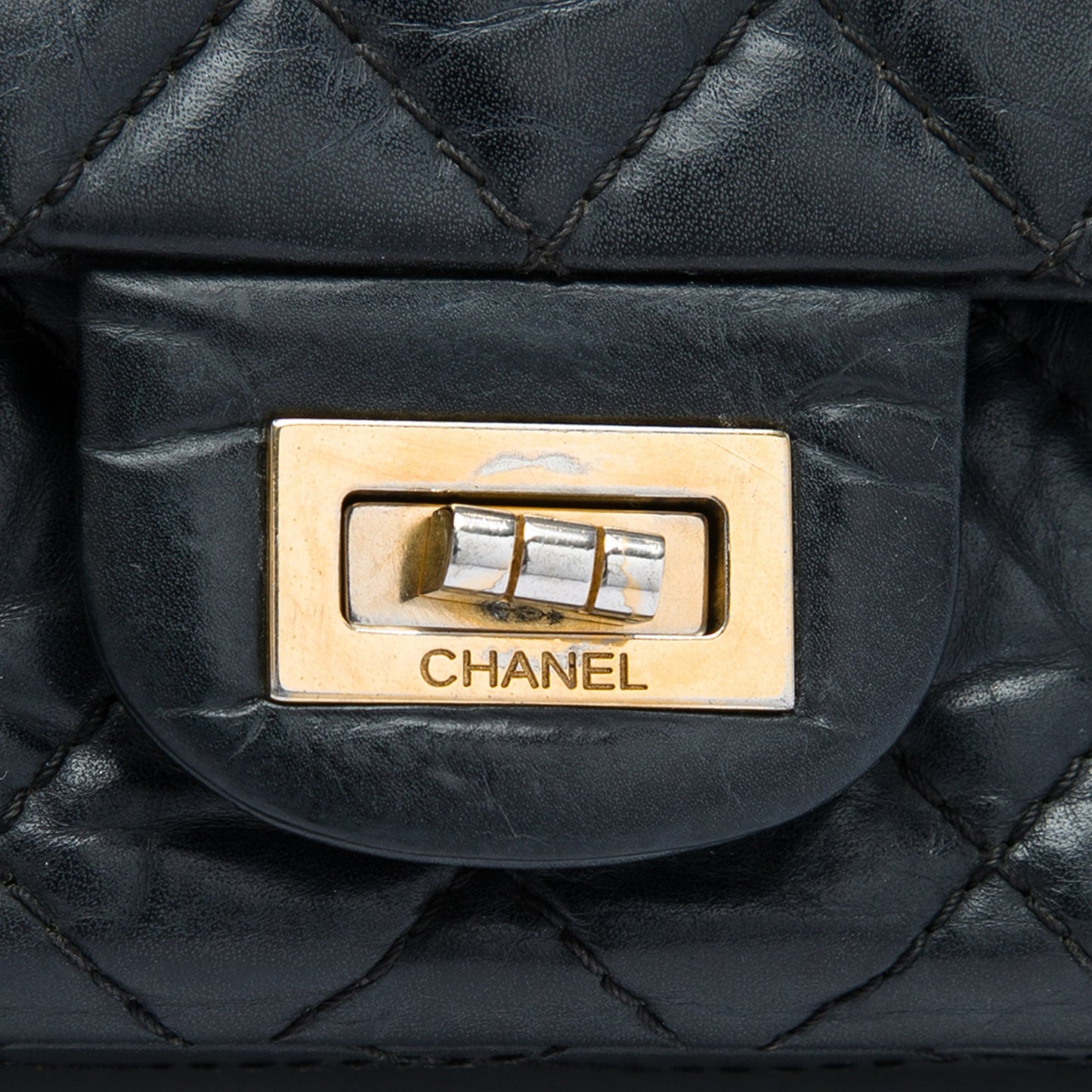 Chanel Quilted Aged Calfskin Reissue 2.55 Double Flap 225