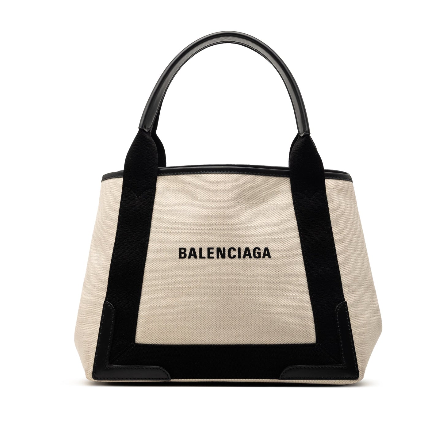 Canvas Navy Cabas Tote S