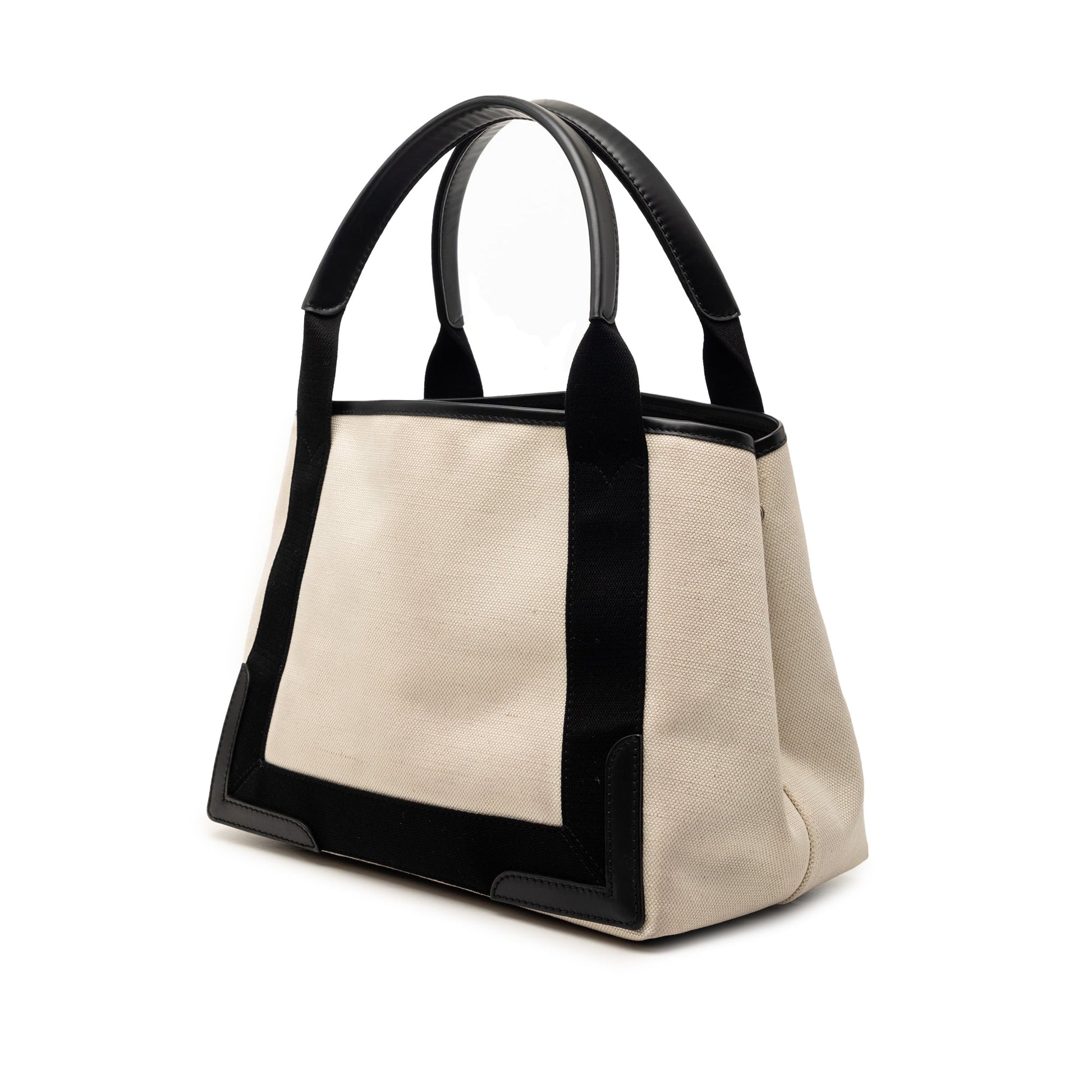 Canvas Navy Cabas Tote S