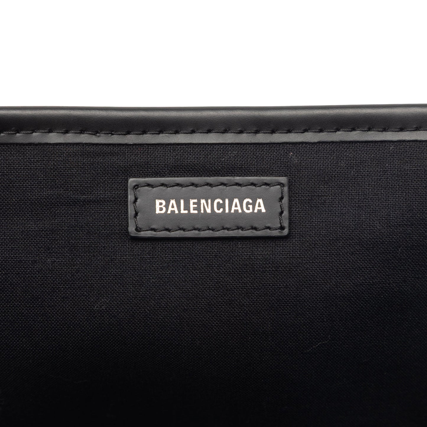 Canvas Navy Cabas Tote S