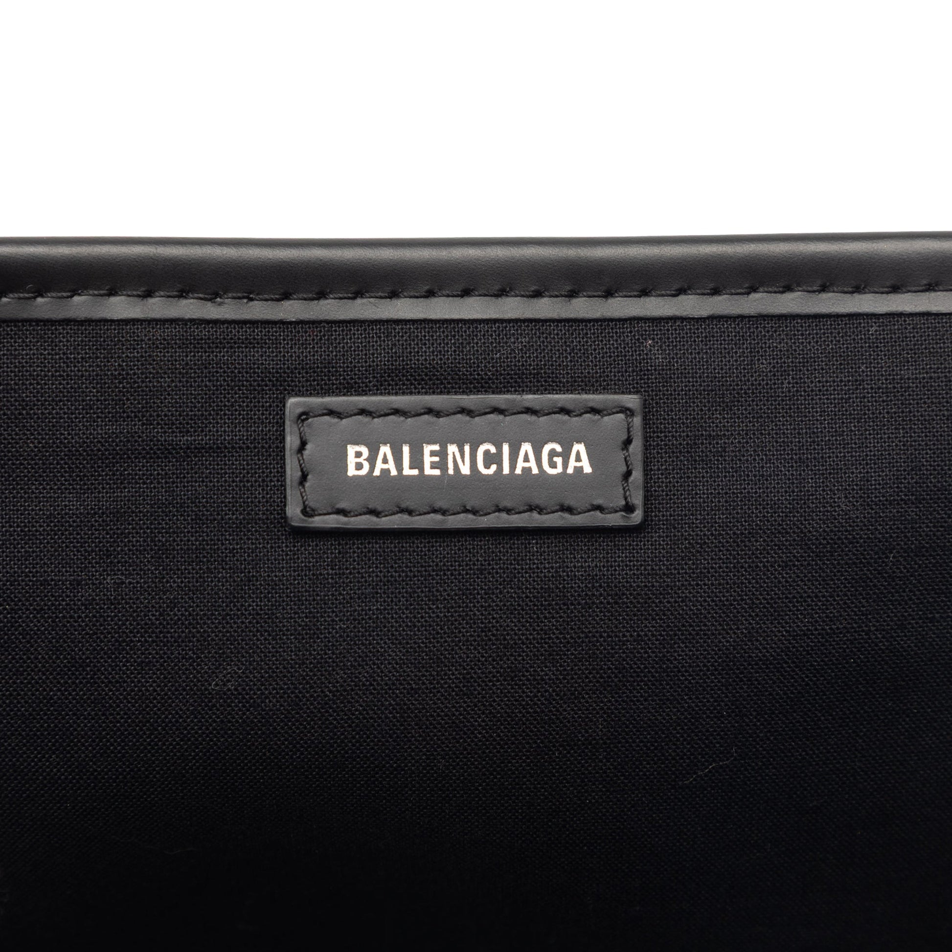 Canvas Navy Cabas Tote S