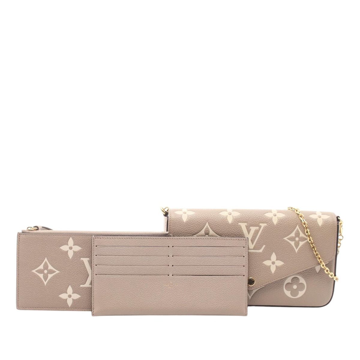 Louis Vuitton Bicolor Monogram Empreinte Pochette Felicie