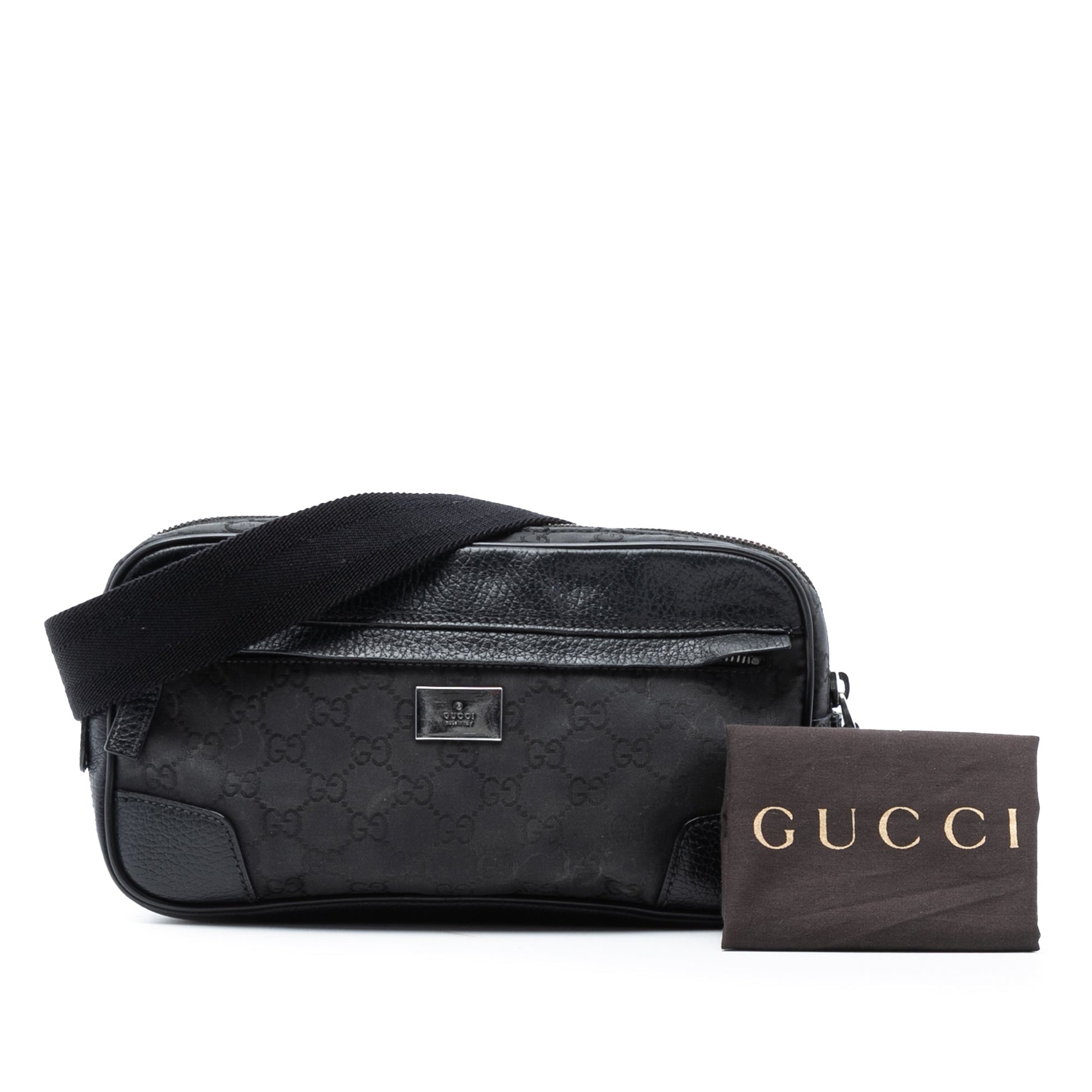Gucci GG Nylon Waist Sling Bag