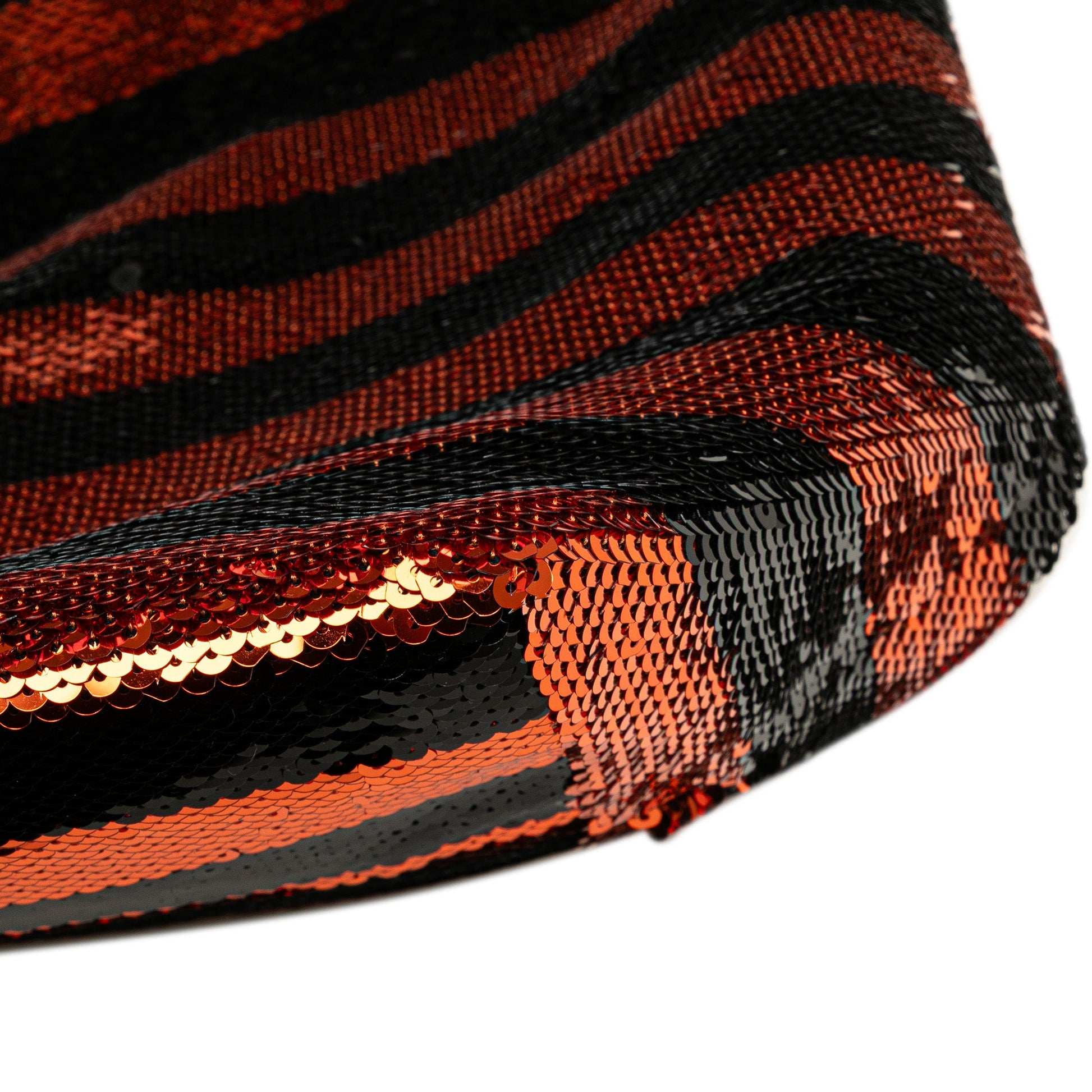Prada Satin Sequin Stripes Tote