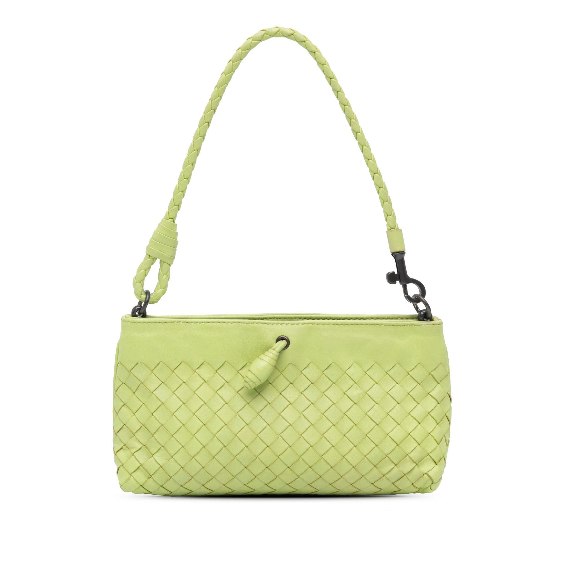 Bottega Veneta Leather Intrecciato Shoulder Bag