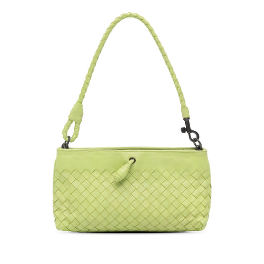 Bottega Veneta Leather Intrecciato Shoulder Bag