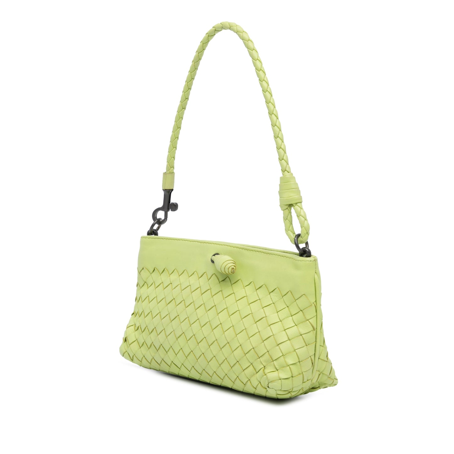 Bottega Veneta Leather Intrecciato Shoulder Bag