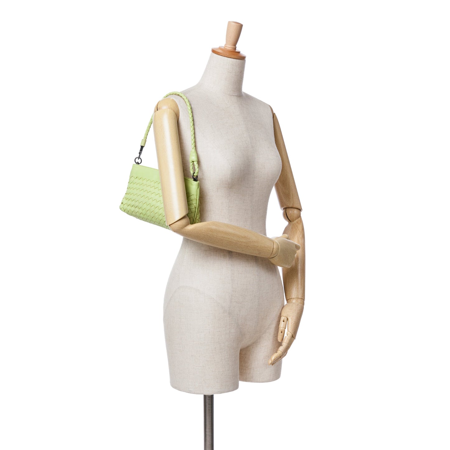 Bottega Veneta Leather Intrecciato Shoulder Bag
