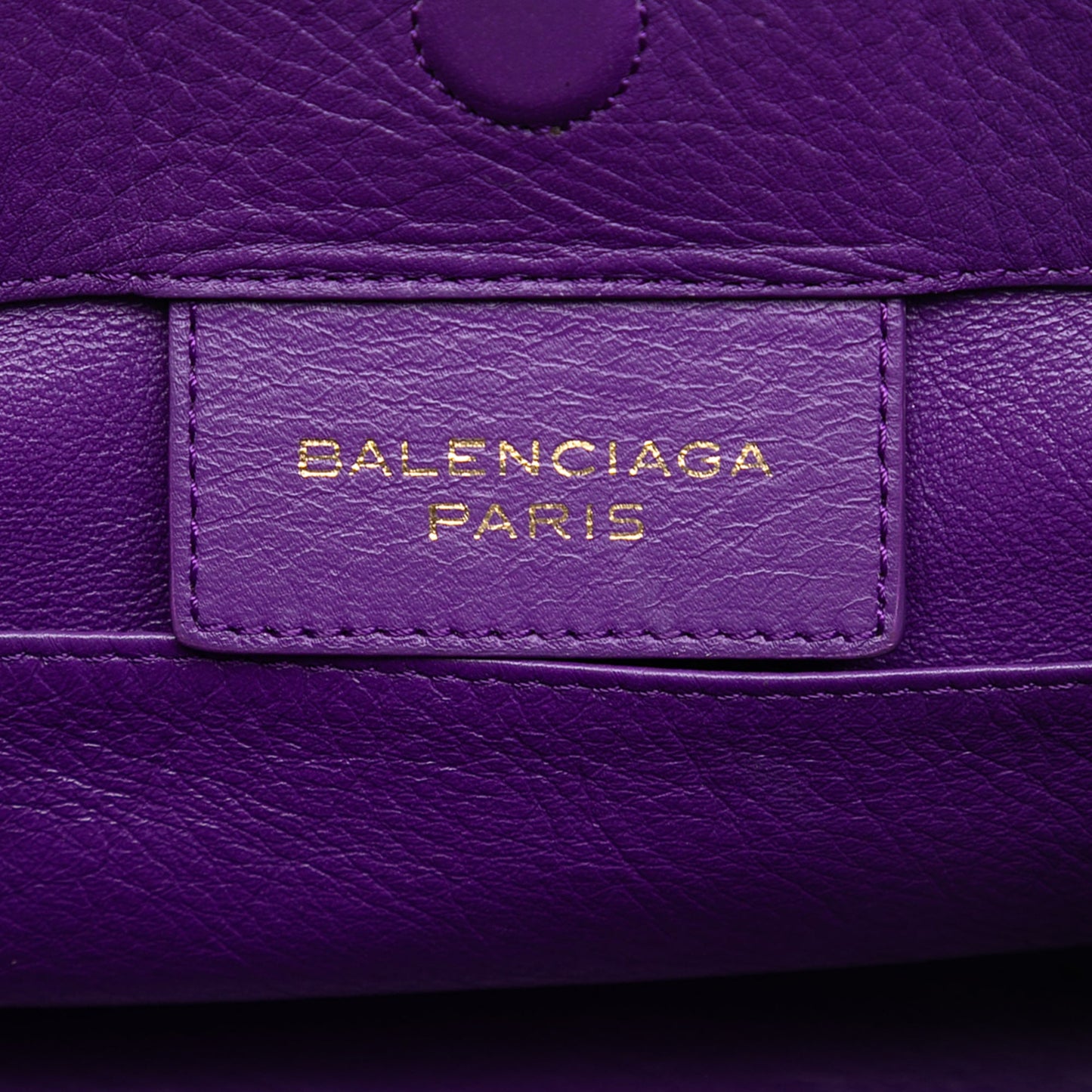 Balenciaga Mini Leather Papier A4 Zip Around Tote