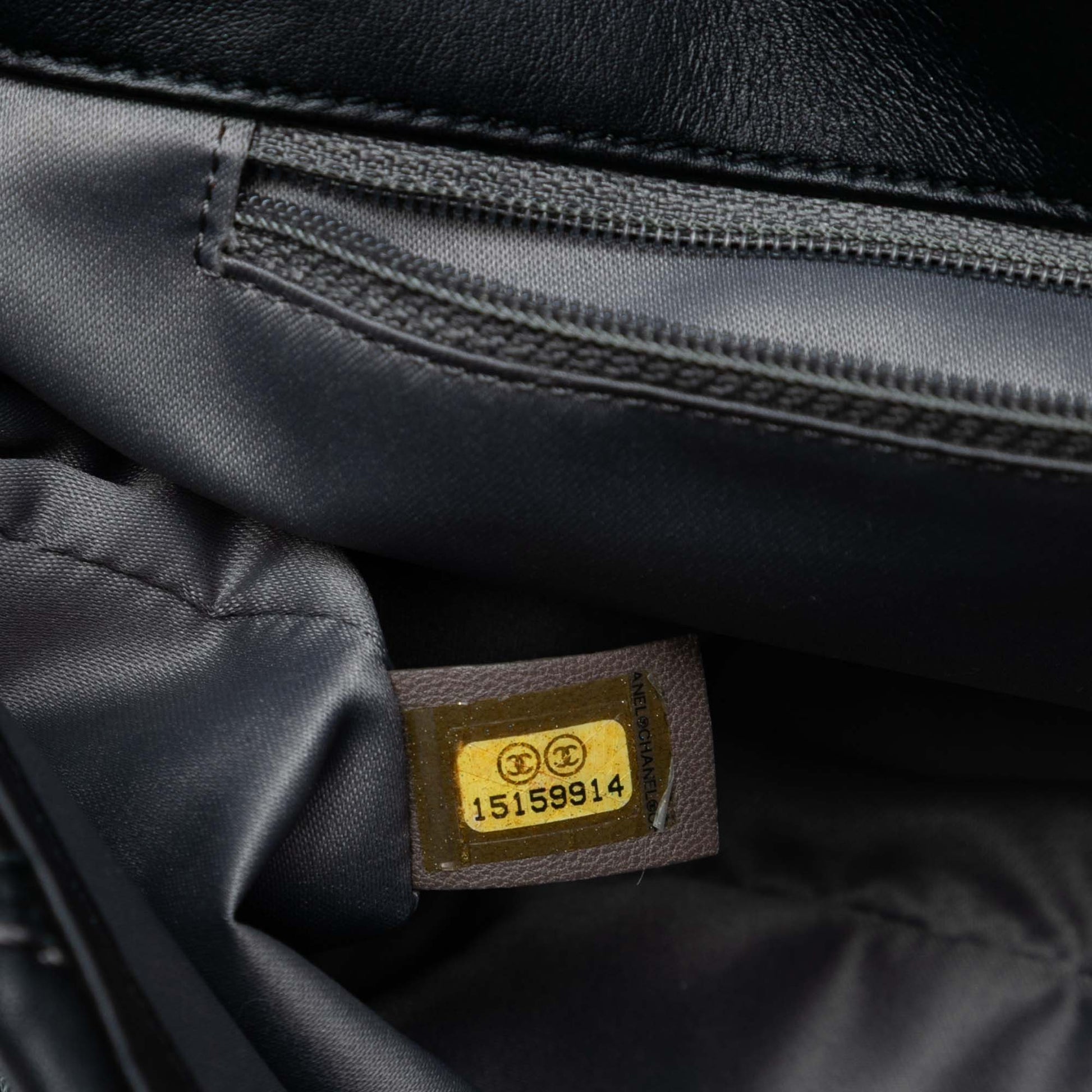 Paris Bombay Medium CC Calfskin Triptych Flap