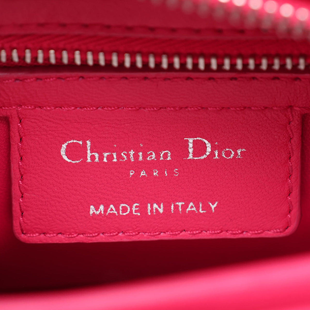 Dior Medium Canvas Lady Dior — Pink
