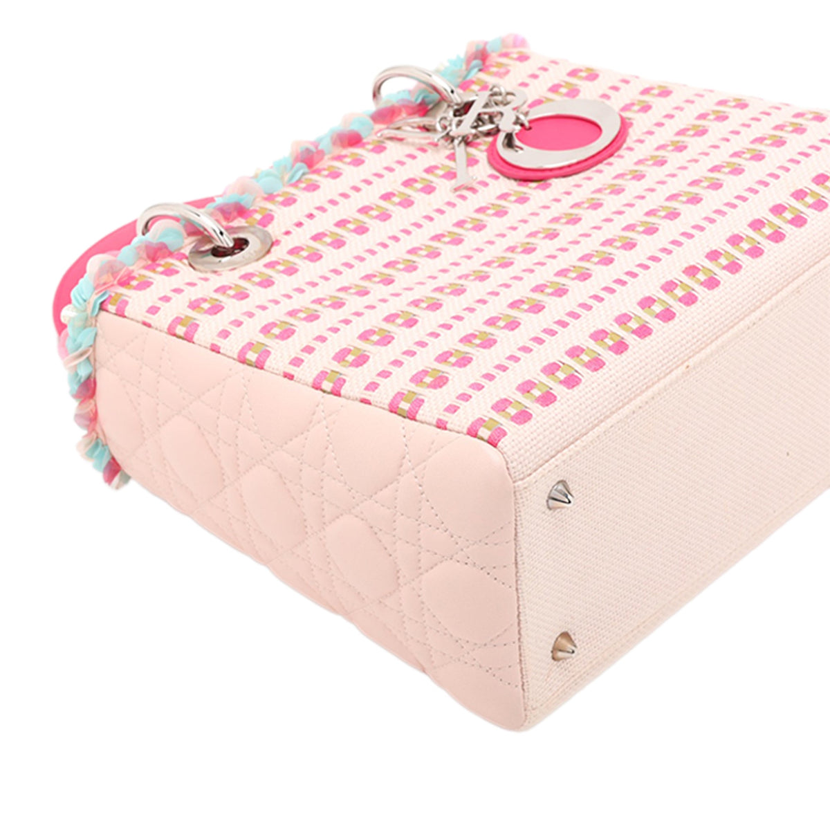 Dior Medium Canvas Lady Dior — Pink