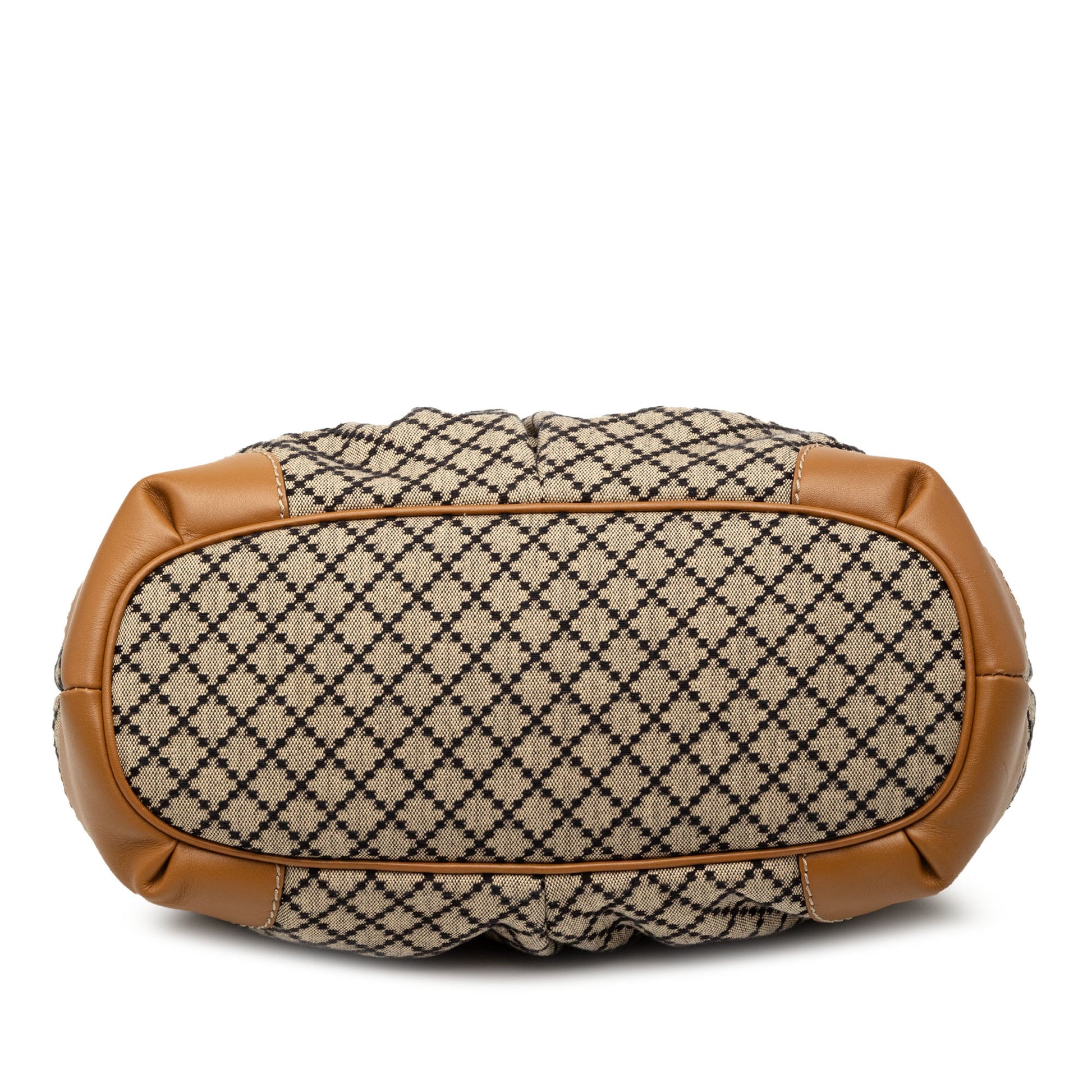 Gucci Diamante Canvas Sukey Satchel