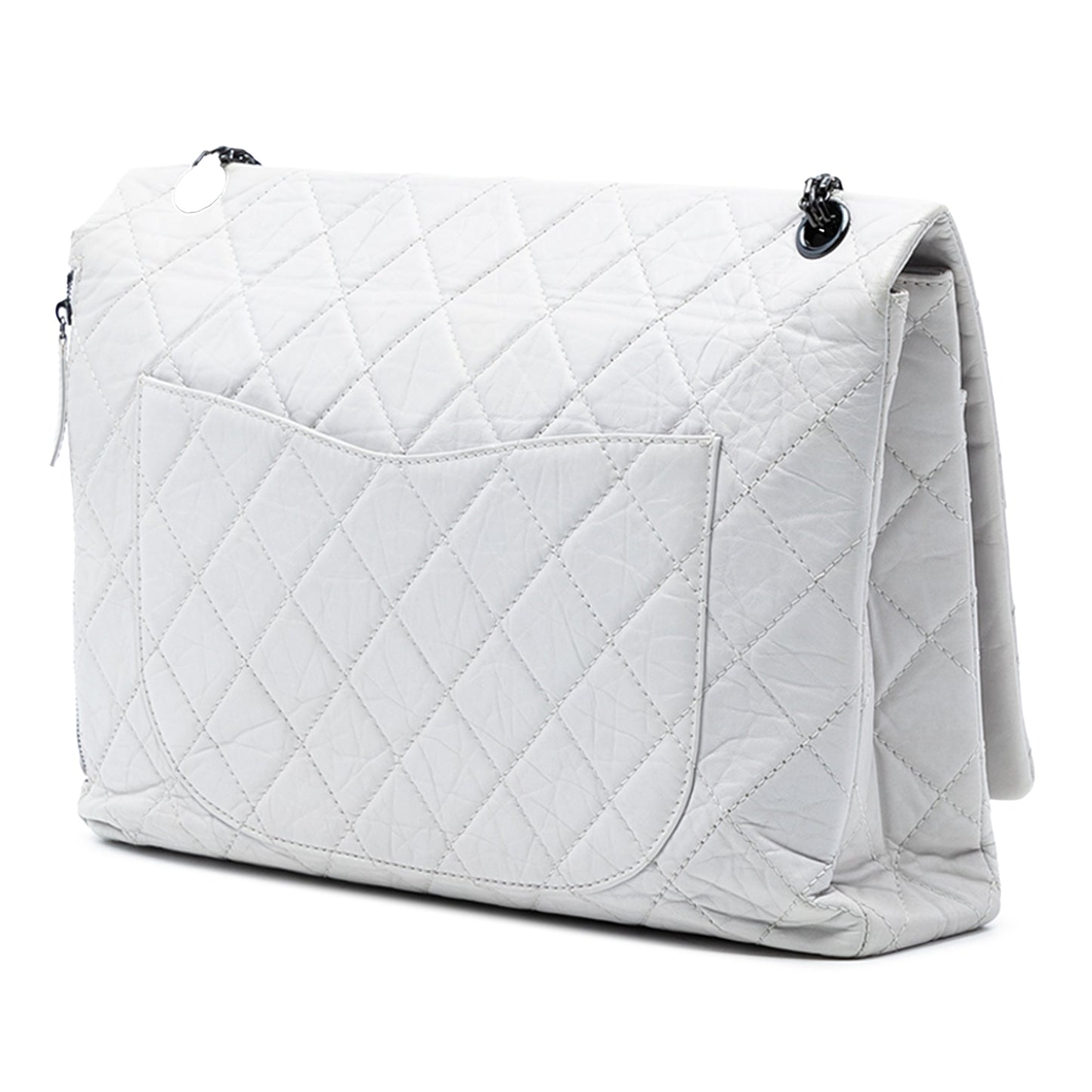 Chanel Maxi Quilted Aged Calfskin Reissue 2.55 Single Flap