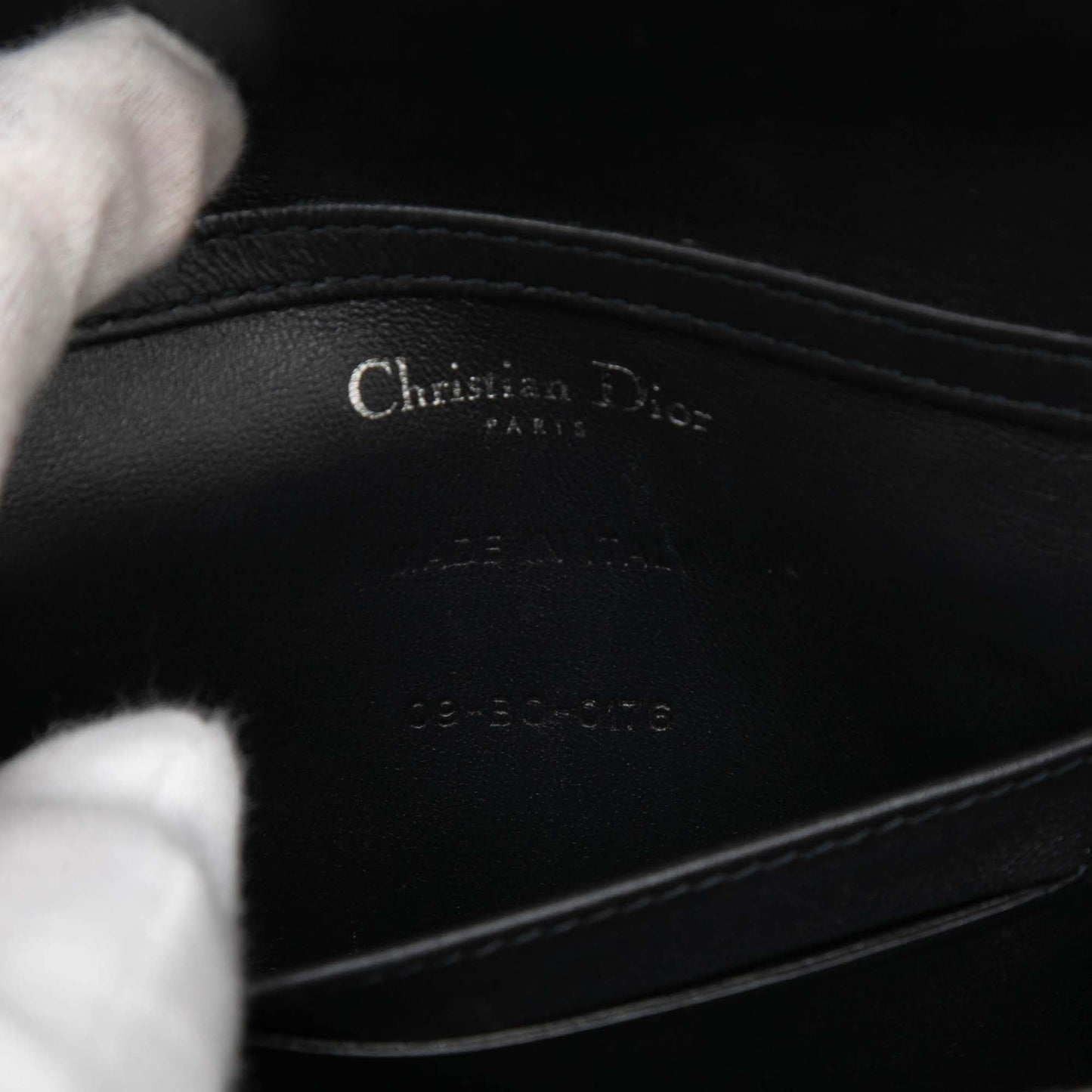 Dior Baby Metallic Patent Microcannage Diorama Flap