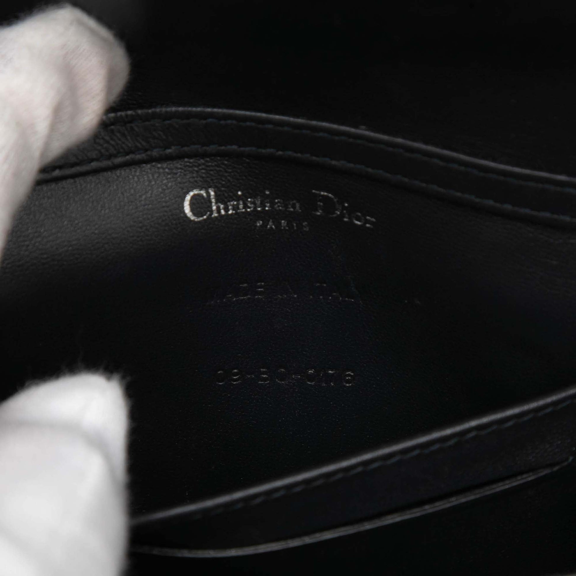 Dior Baby Metallic Patent Microcannage Diorama Flap