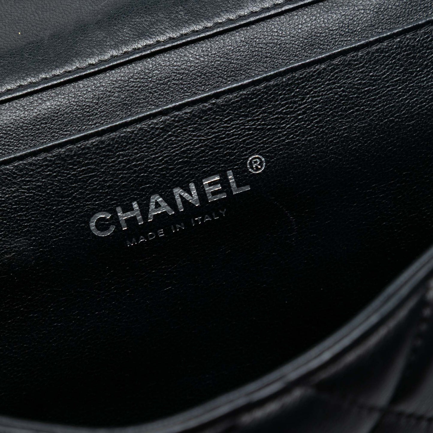 Chanel Quilted Lambskin Flap Clutch with Chain