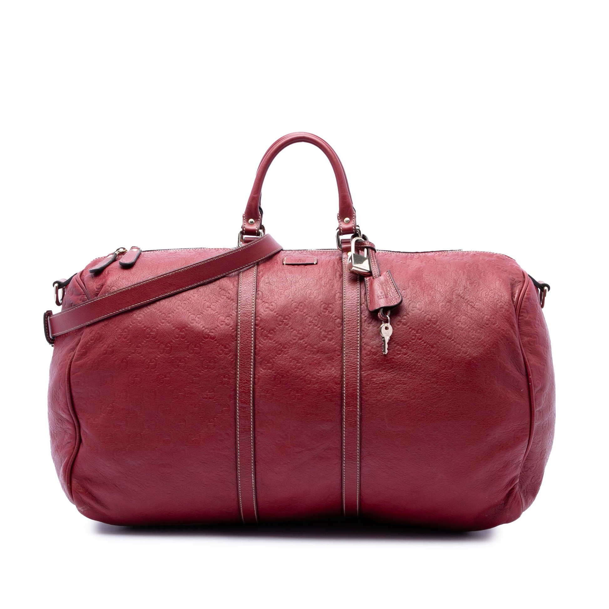 Gucci Large Guccissima Carry On Duffle Bag